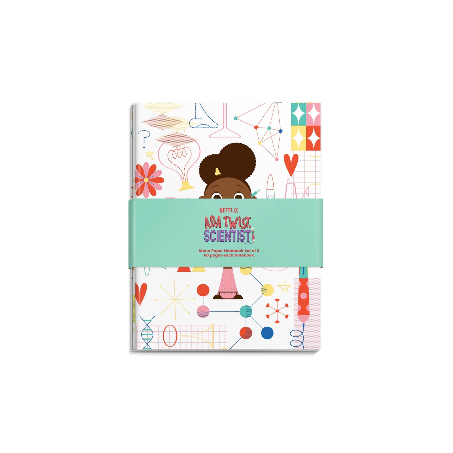Ada Twist Scientist Stone Paper Notebook 3 Pack Gift Set