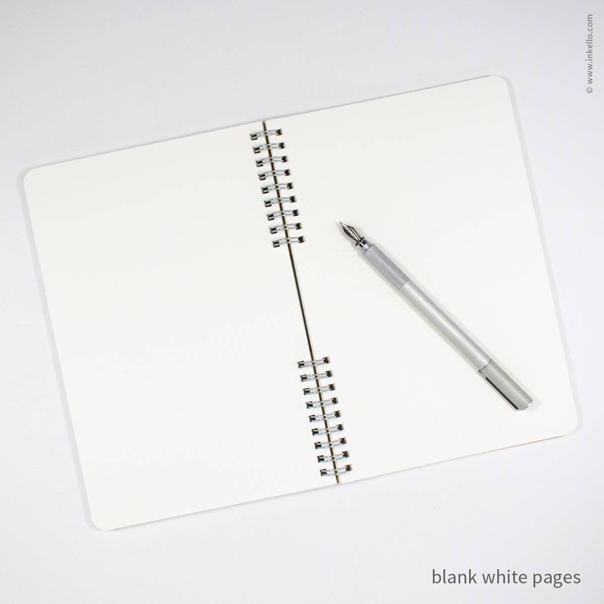 Big Burst Spiral Notebook with Black Cover + Silver Ink