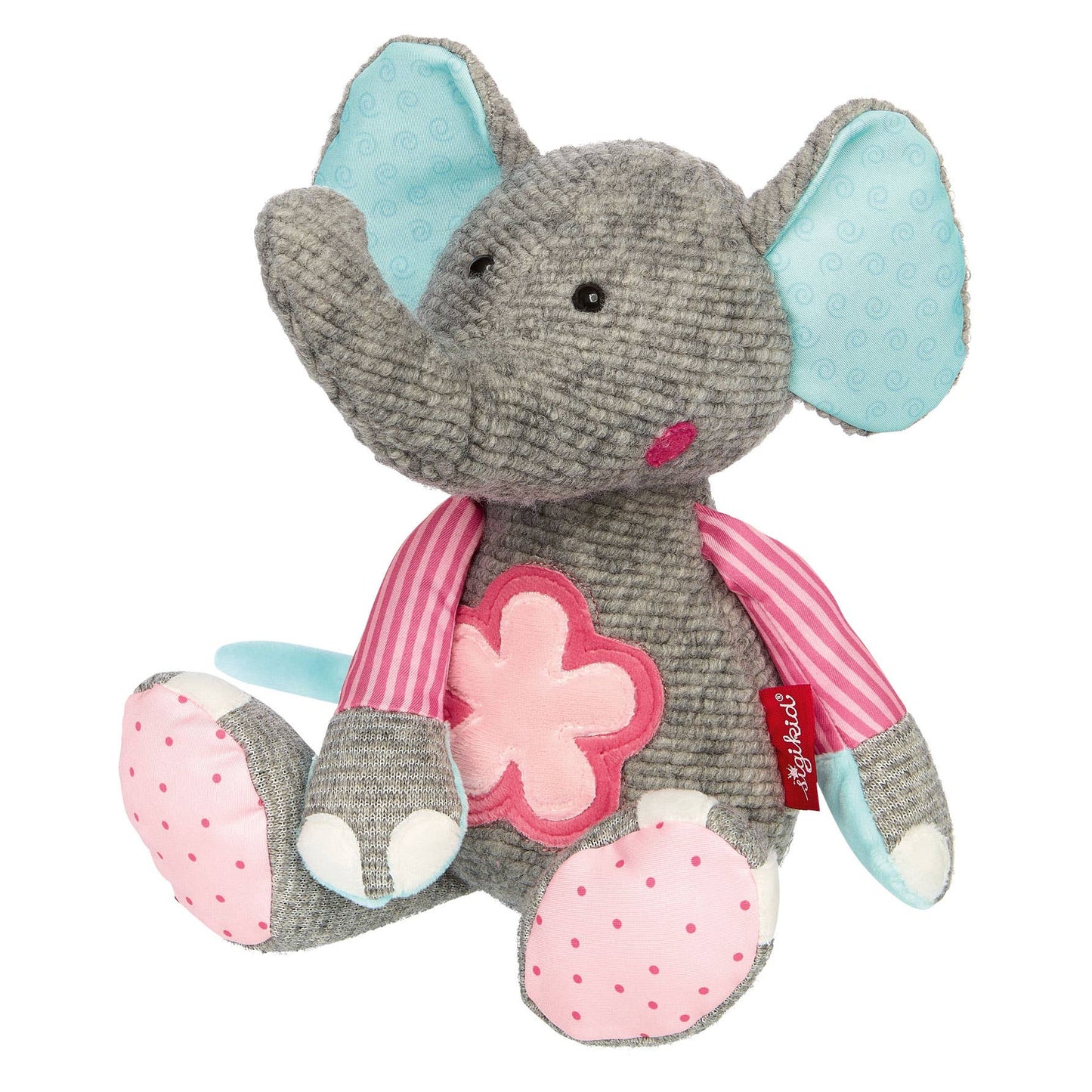 Patchwork Flower Elephant Plush Toy