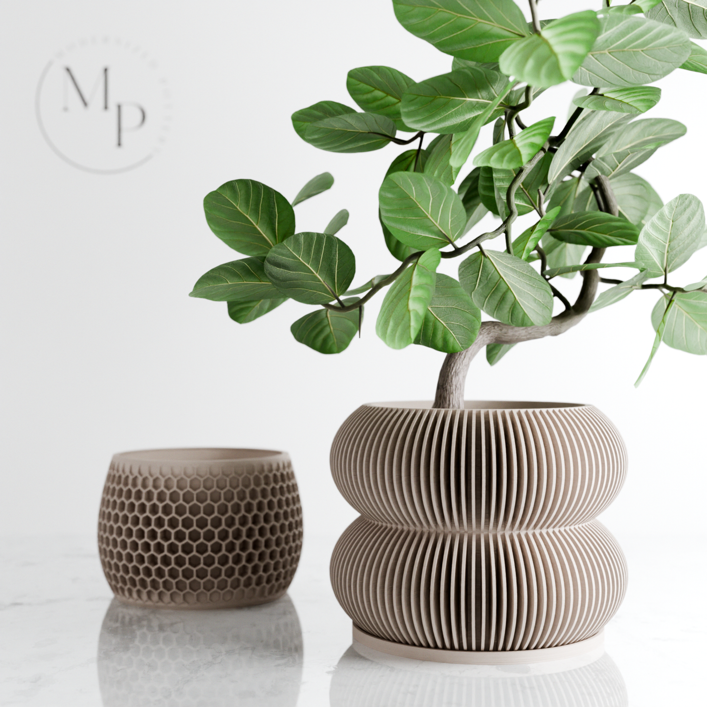 Modernized Pottery | Double BUBBLES Planter