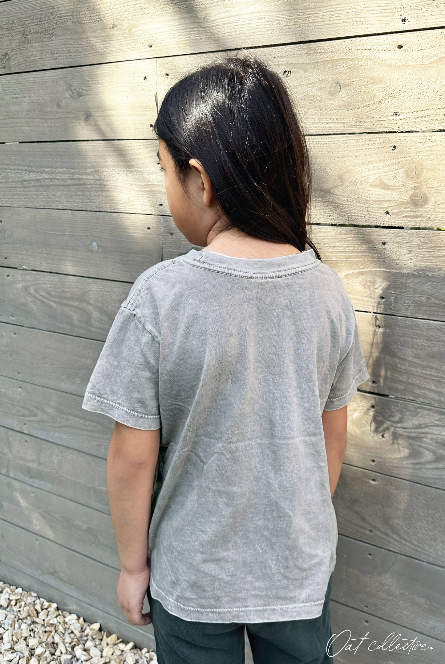 SMILEY FACE Toddler Washed Graphic Top