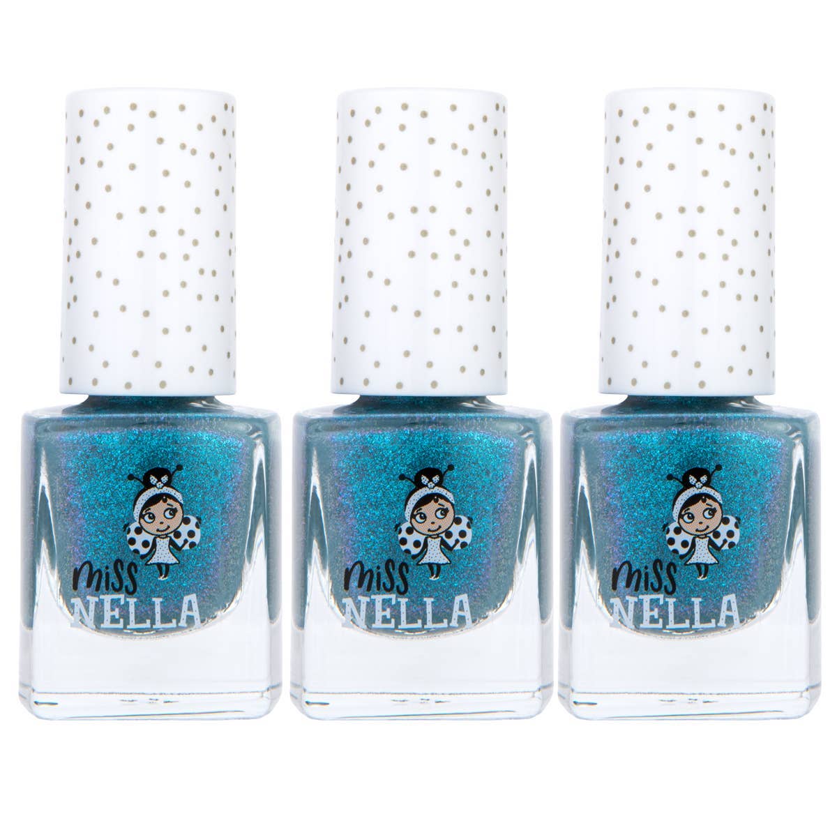 Blue The Candles Kids Peel Off Odor Free Nail Polish