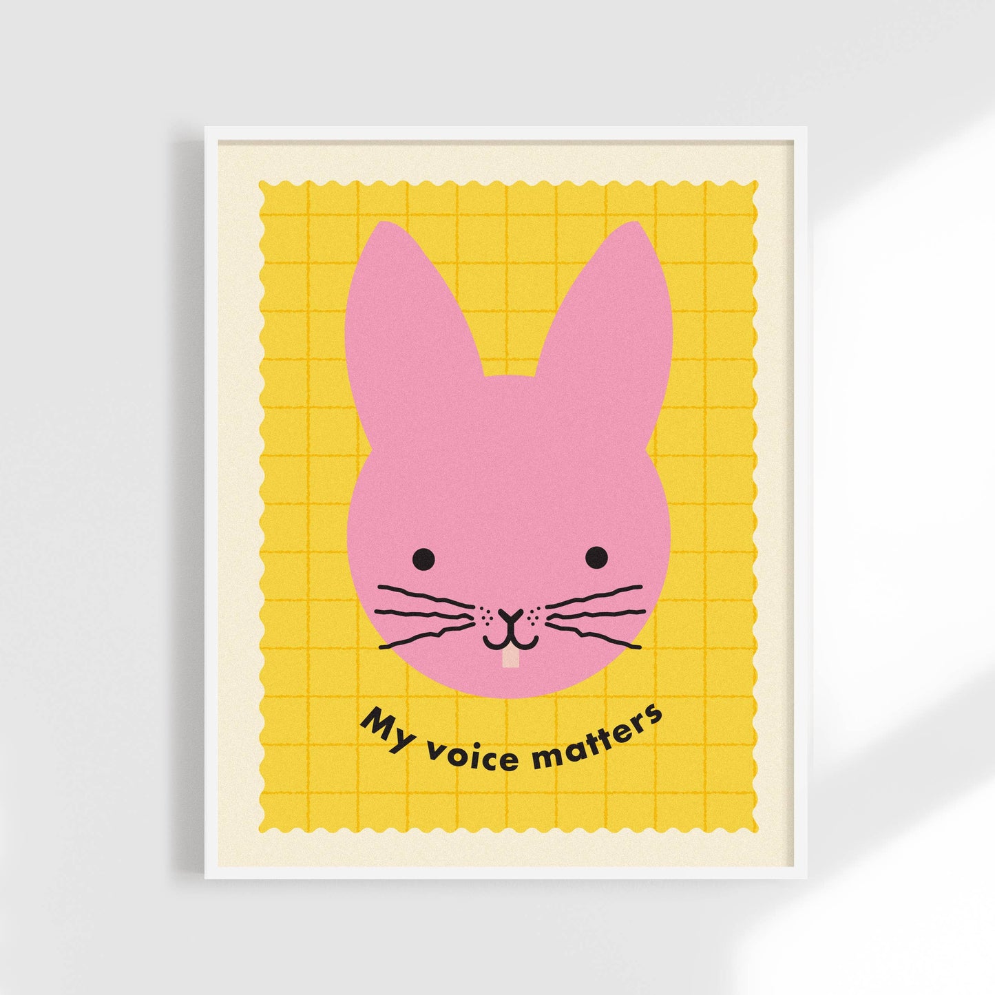 My Voice Matters Affirmation Kids Bunny (Print Only)