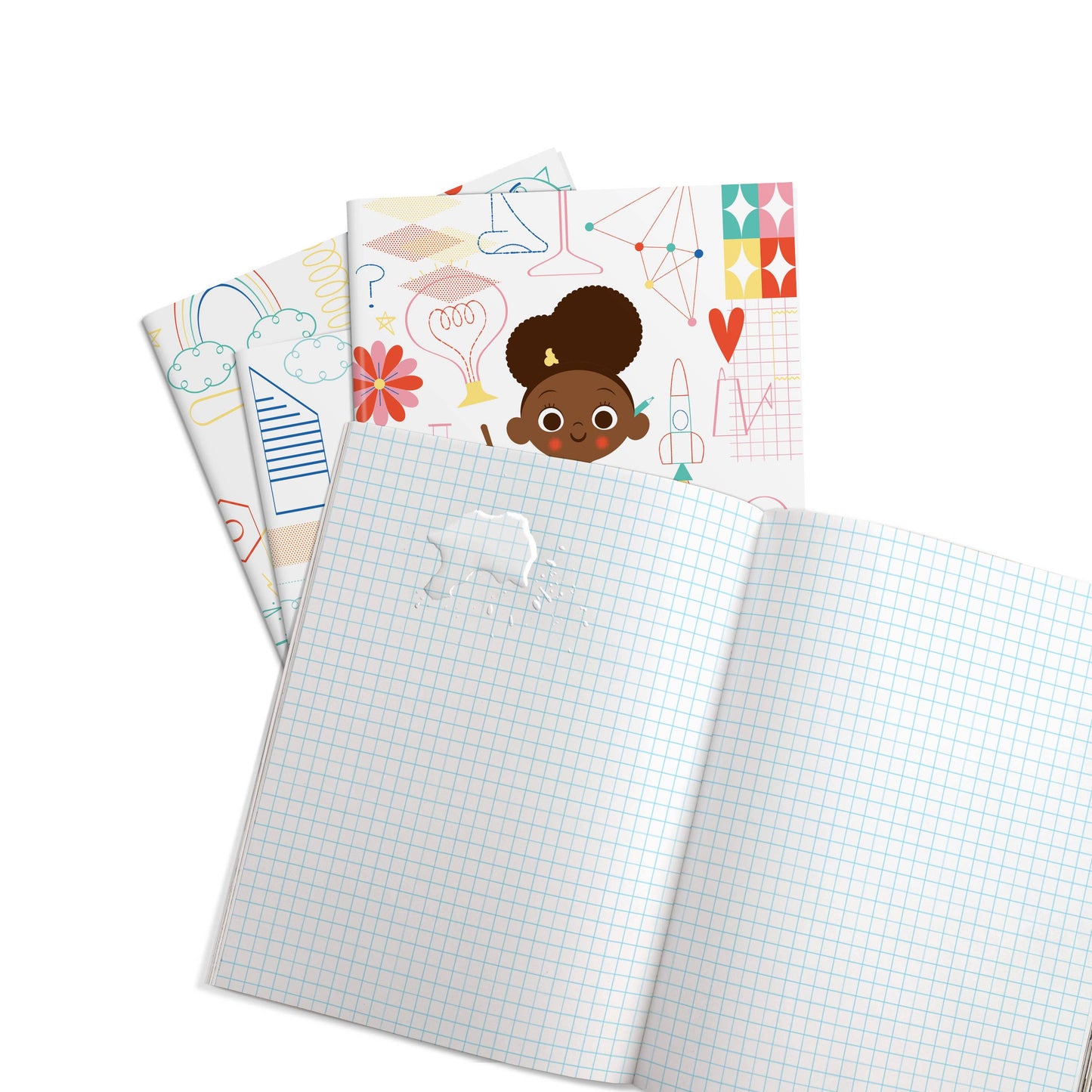 Ada Twist Scientist Stone Paper Notebook 3 Pack Gift Set