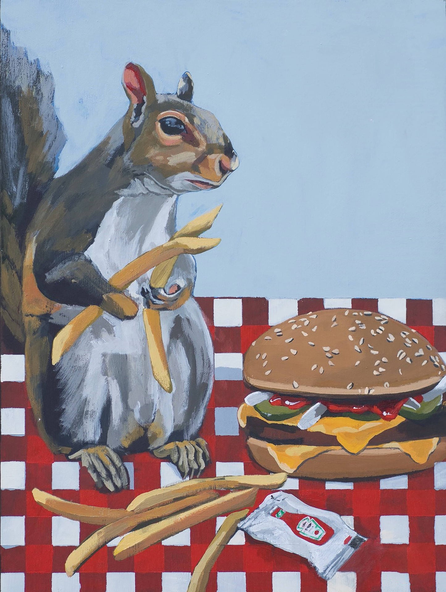 Flyn | Squirrel Burger Beanie