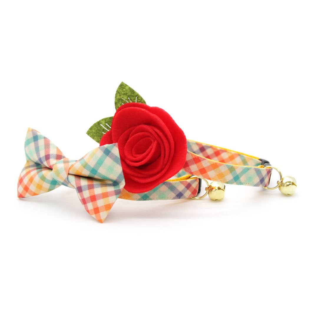 "Golden Hour" - Bow Tie for Cats + Small Dogs