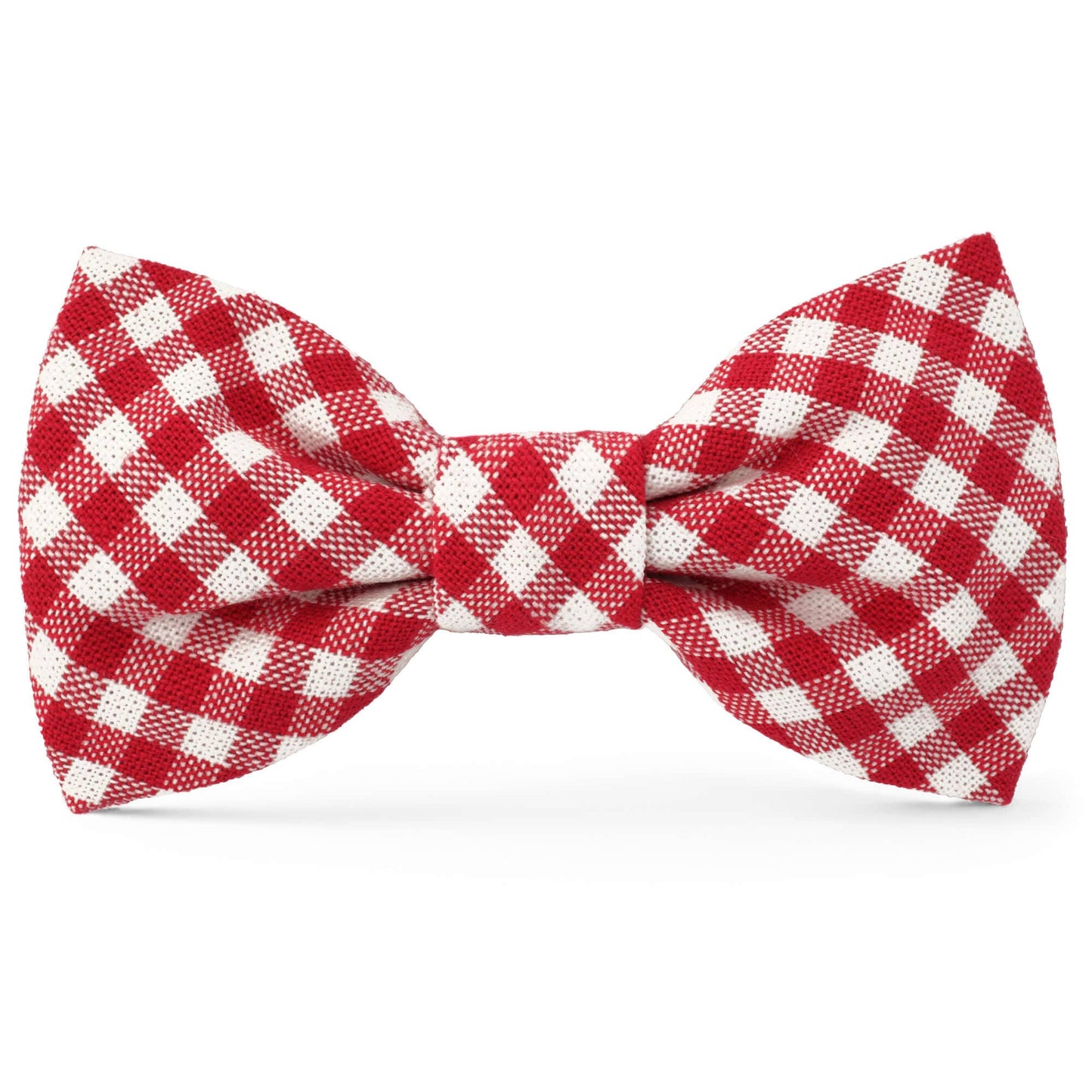 The Foggy Dog | Red Gingham Dog Bow Tie
