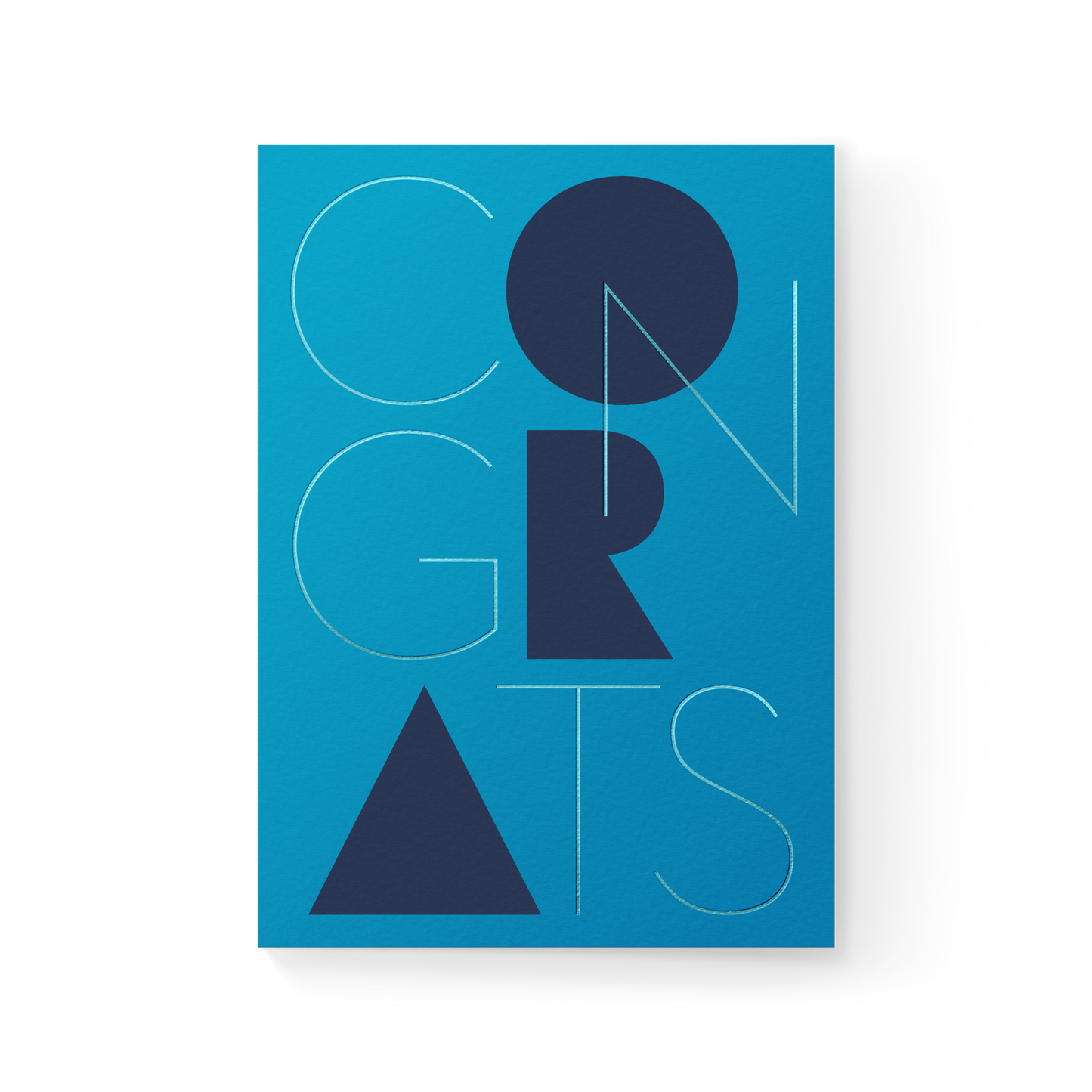 Congrats A6 Folded Card
