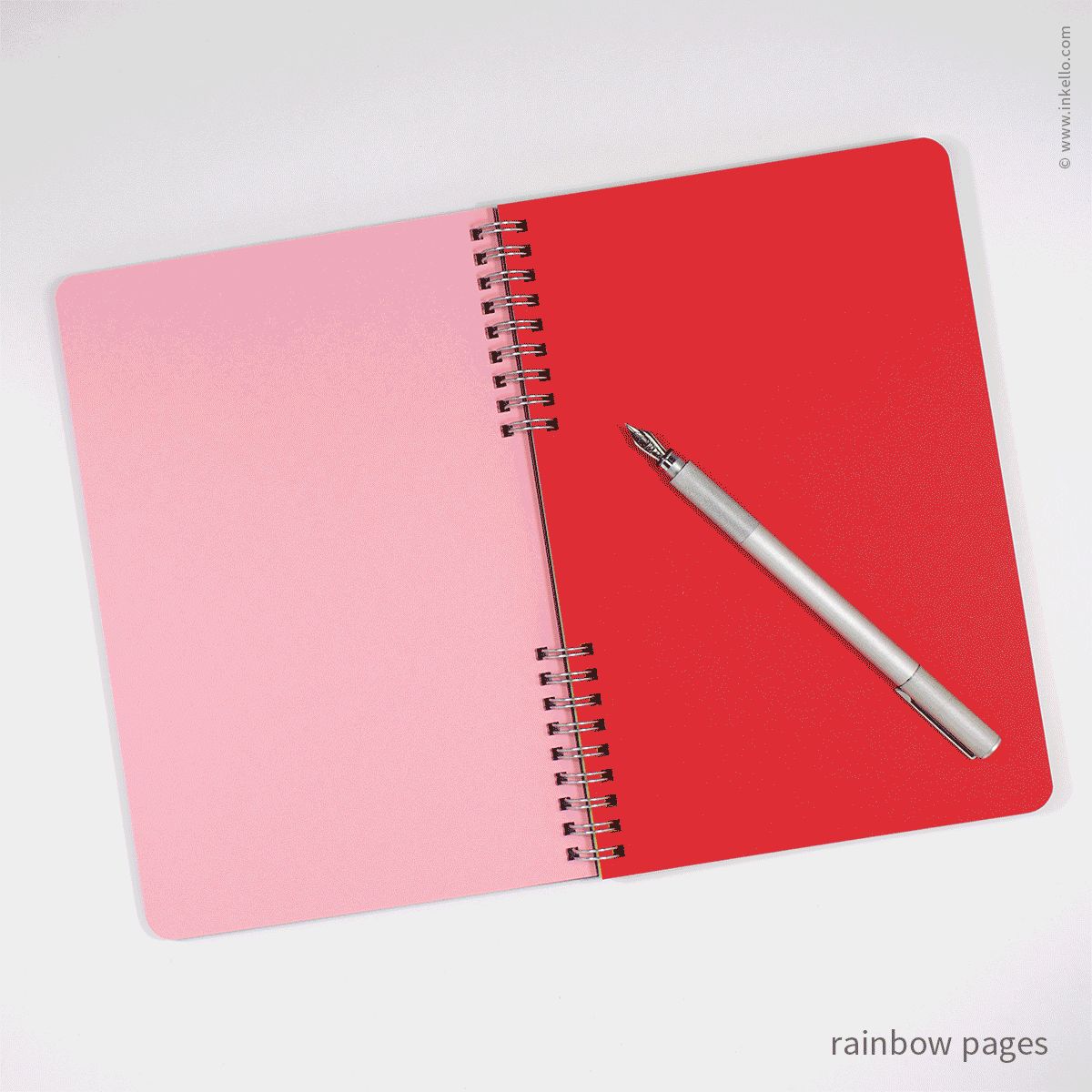 Big Burst Spiral Notebook with Black Cover + Silver Ink