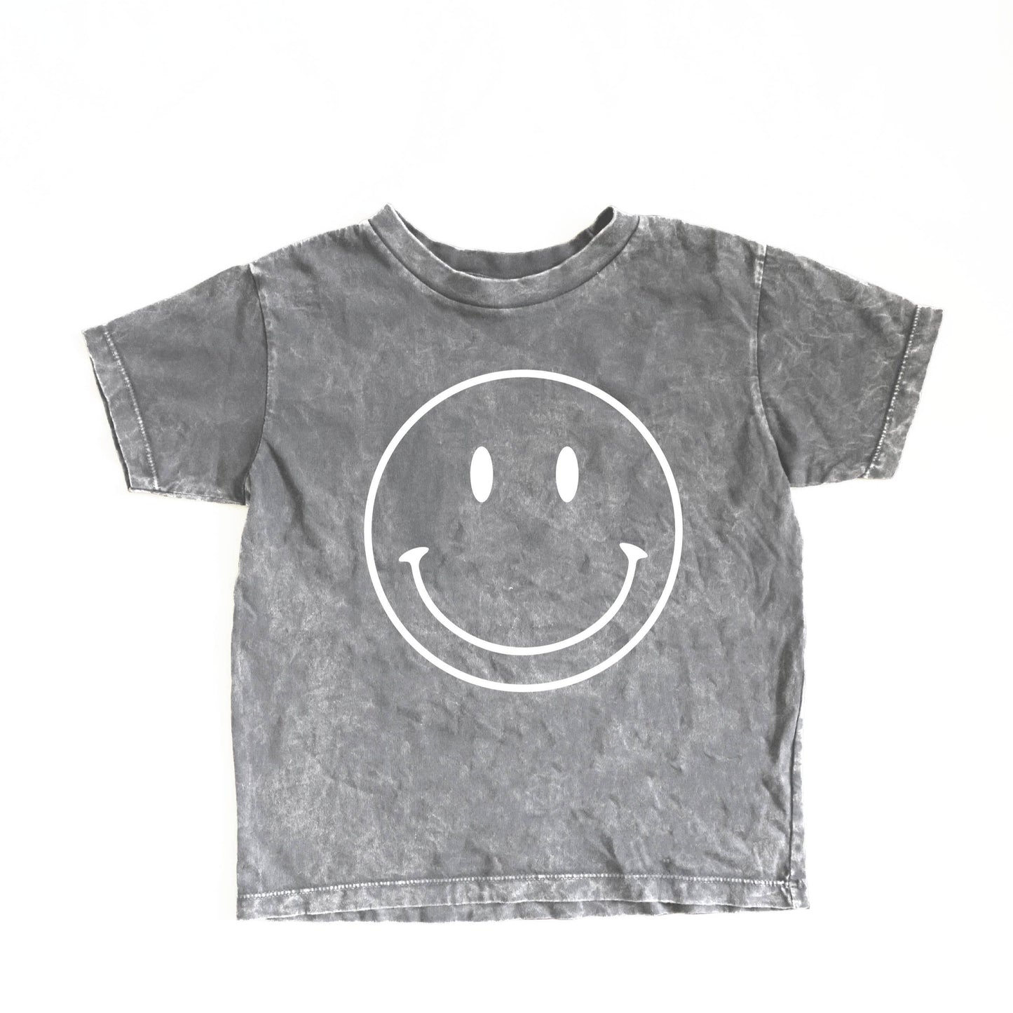 Smiley Face Toddler Washed Graphic Top