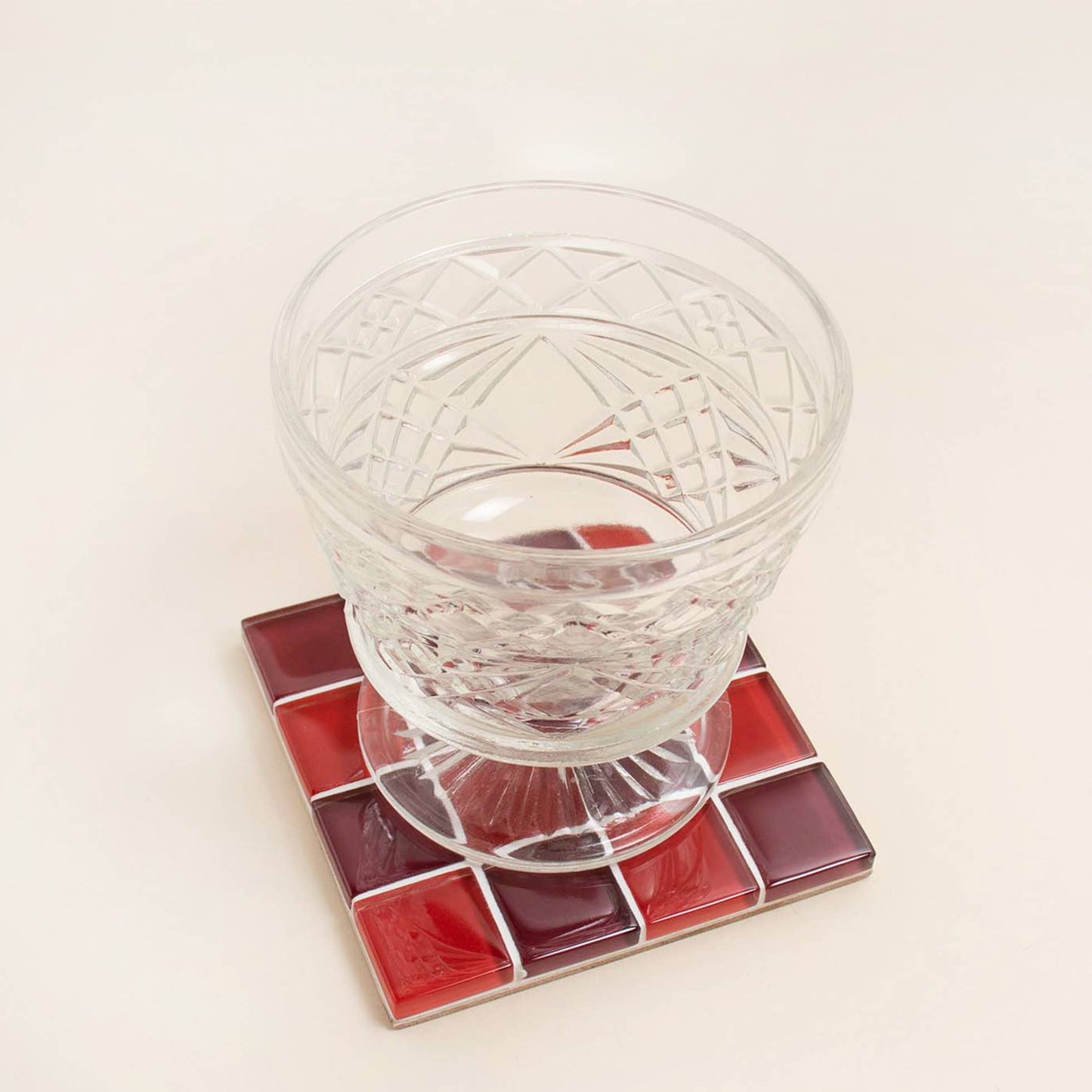 GLASS TILE COASTER - Mon Amour