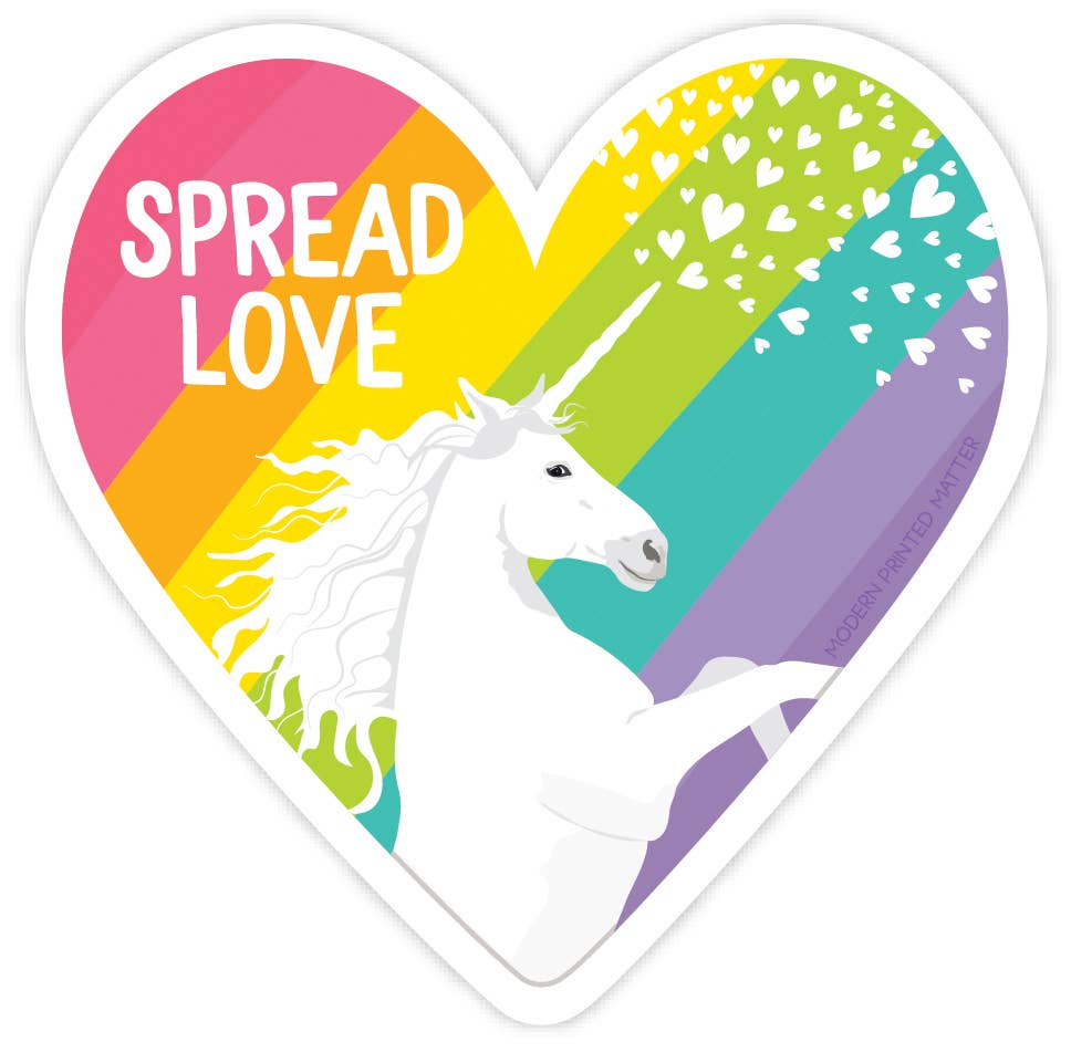 Modern Printed Matter | Spread Love Sticker