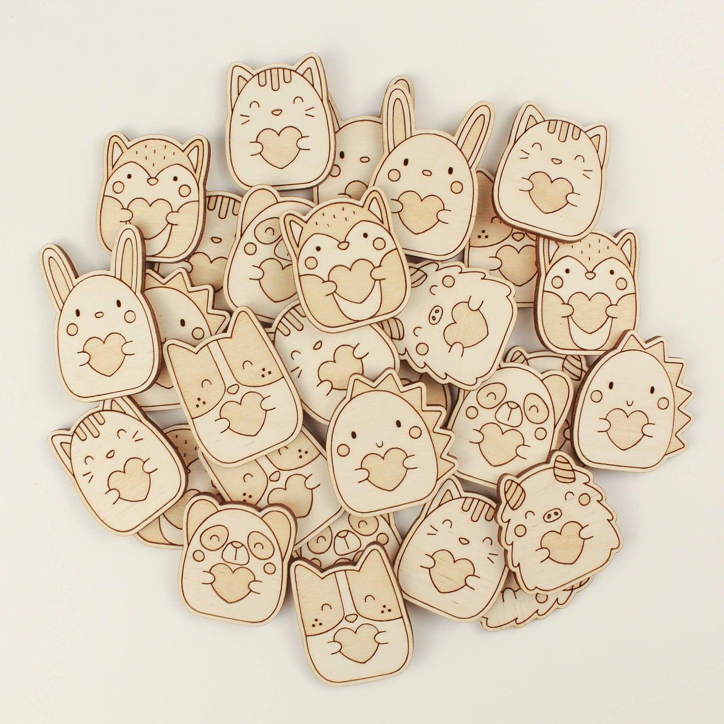 Wooden Pocket Hug, Fox. Thinking of You Gift