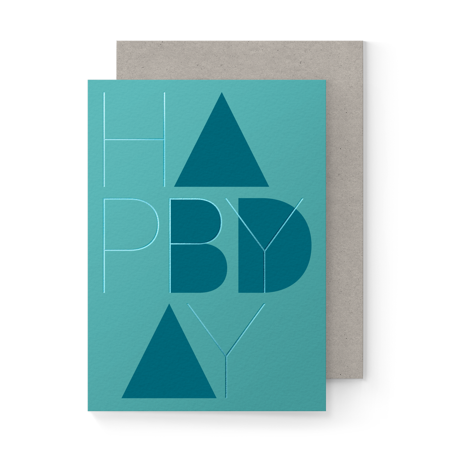 Happy Bday A6 Folded Card