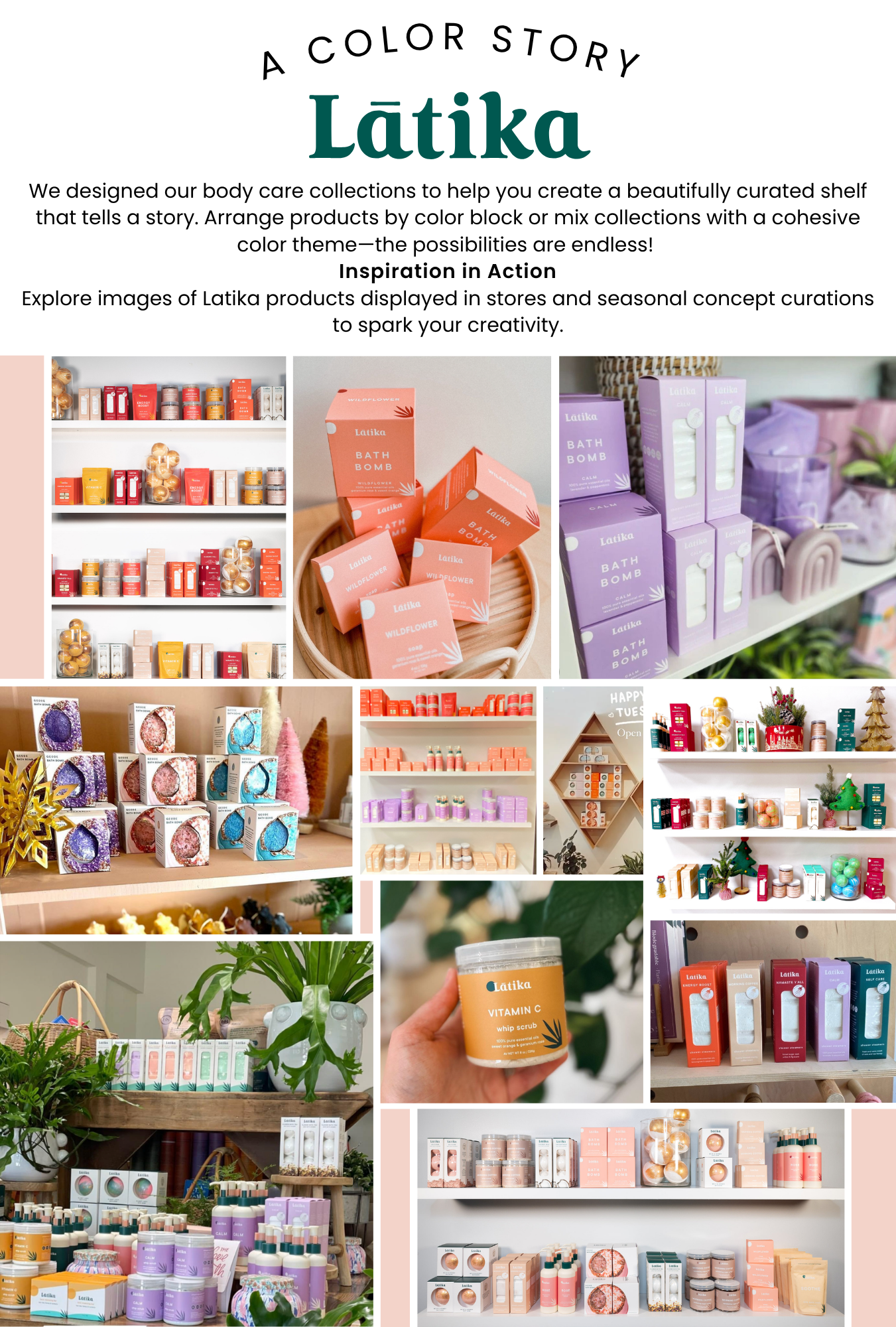 Latika Beauty | Retailer Sign - Shelf Talker - About The Brand