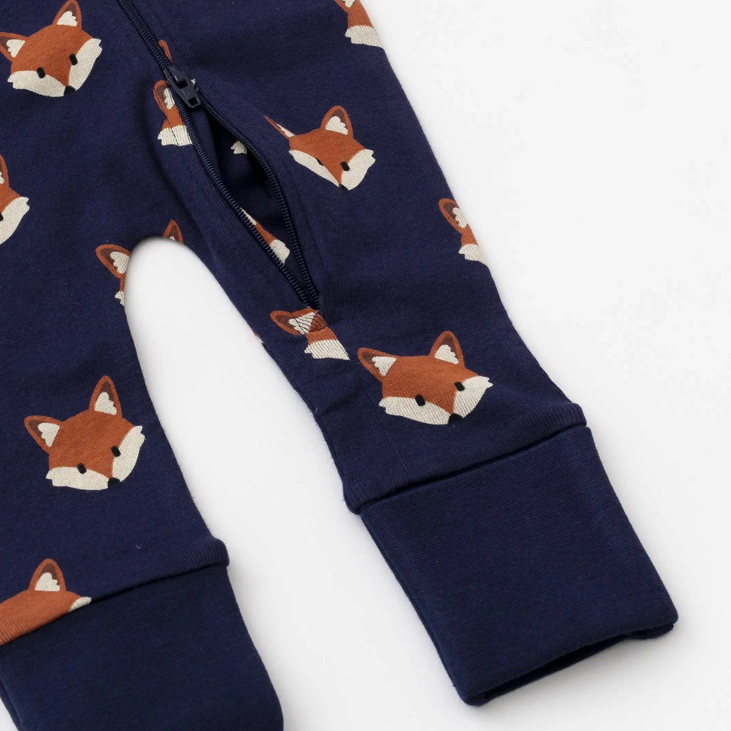 Fox Friends One-Piece Baby Pajamas