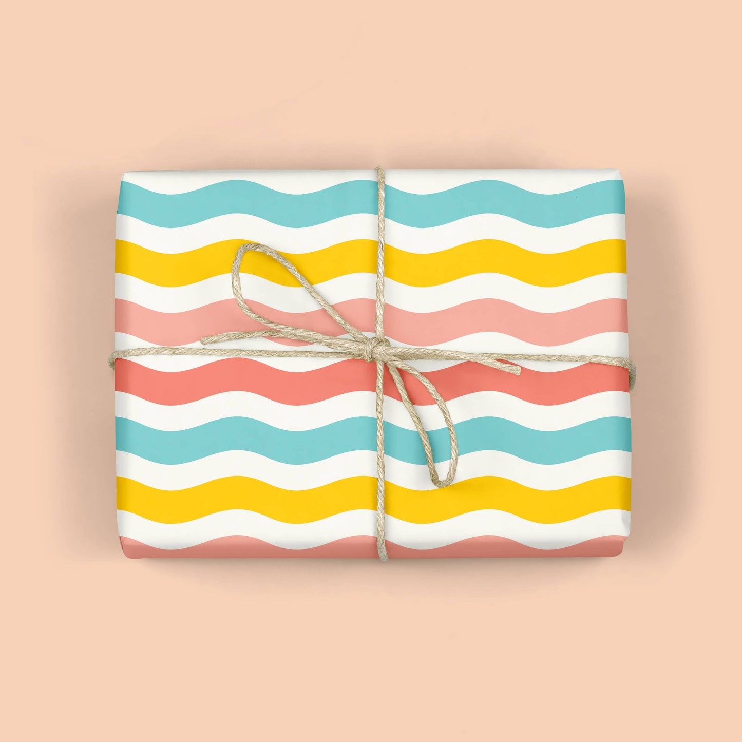 Mellowworks | RETRO COLORFUL WAVE Gift Wrap (SHEET)
