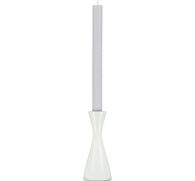Medium Pearl White Candle Holder