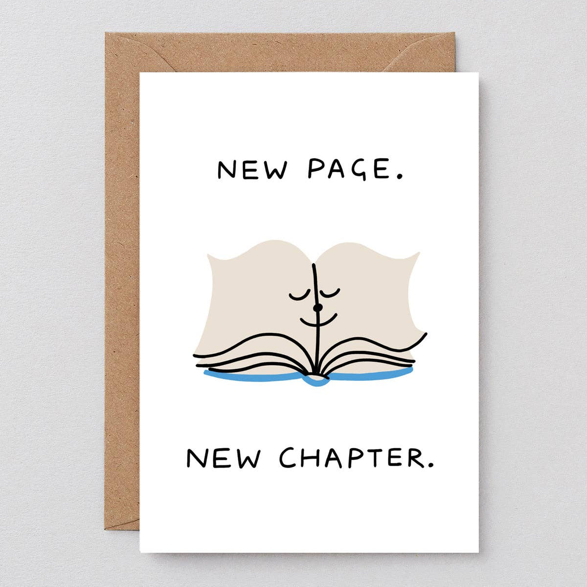 New Page New Chapter Greetings Card