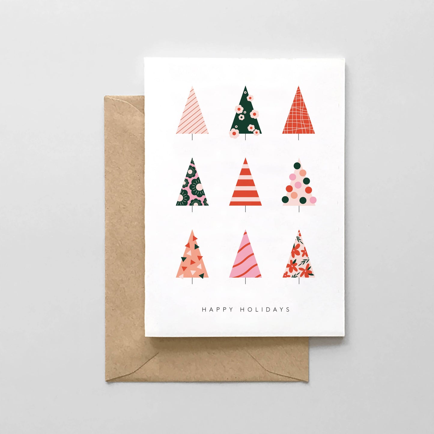 Happy Holidays - Modern Christmas Tree Design