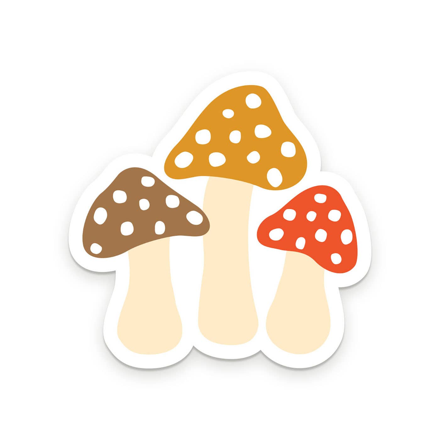 Ruff House | Mushroom Vinyl Sticker