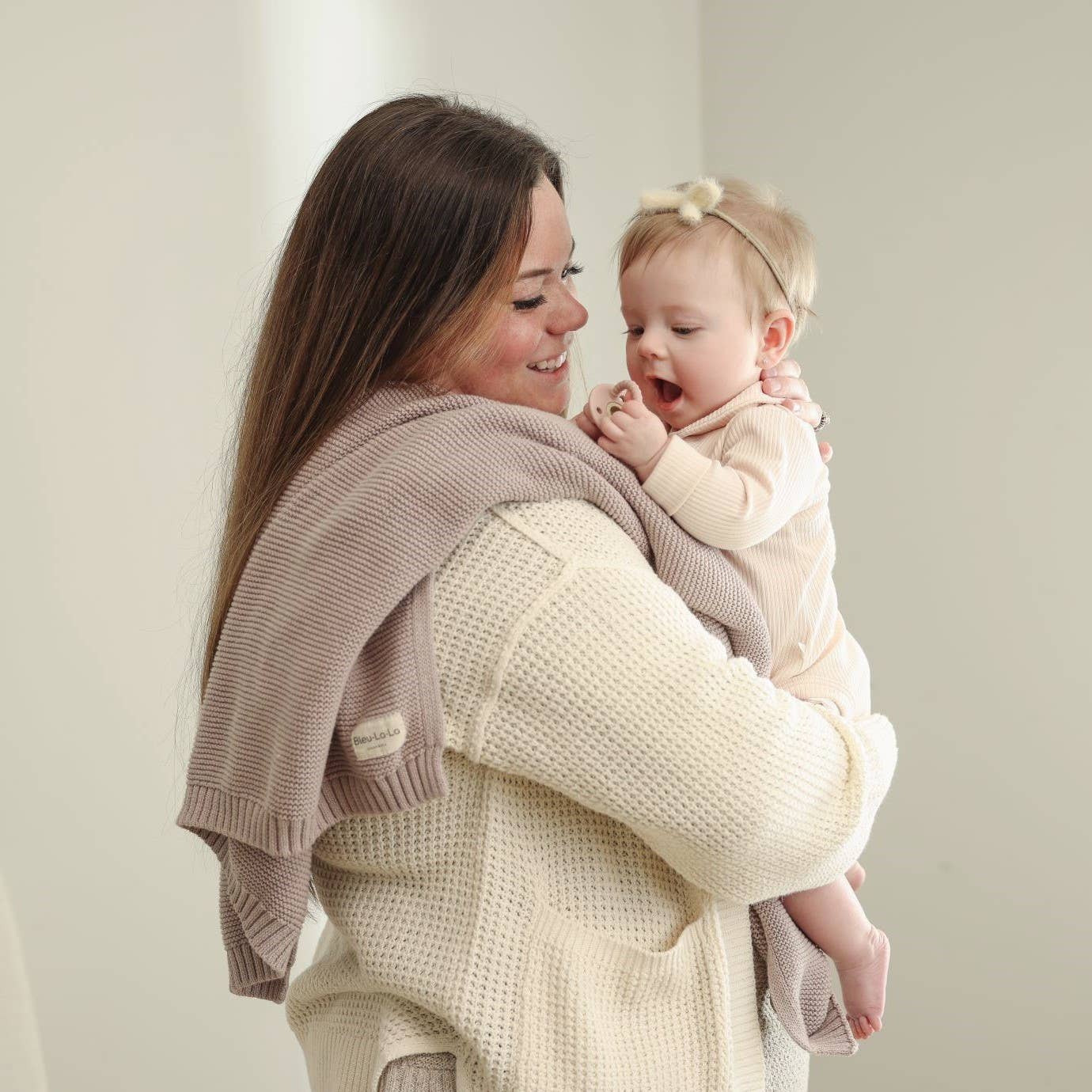 100% Organic Luxury Cotton Swaddle Receiving Baby Blanket