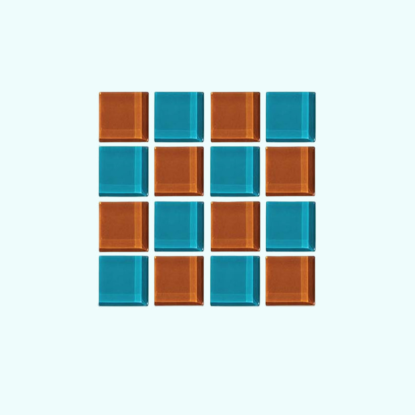 GLASS TILE COASTER - The Retro