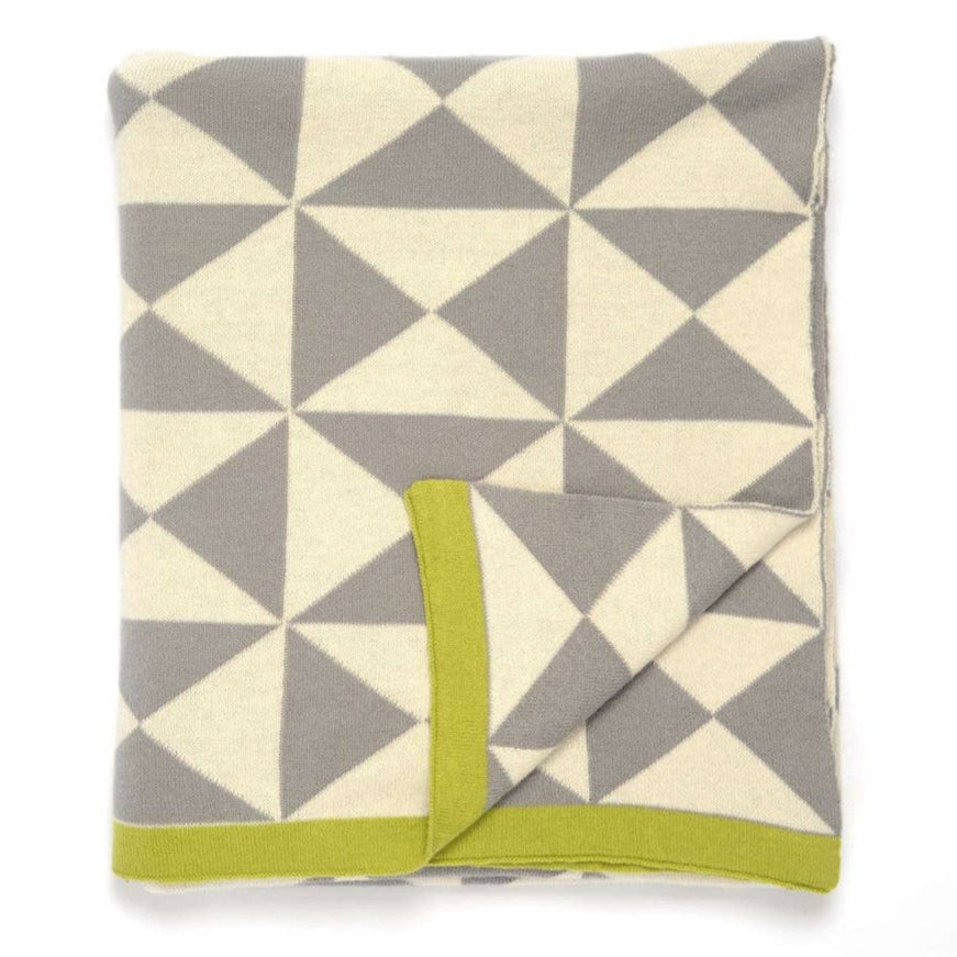 Cotton Knit Throw Blanket
