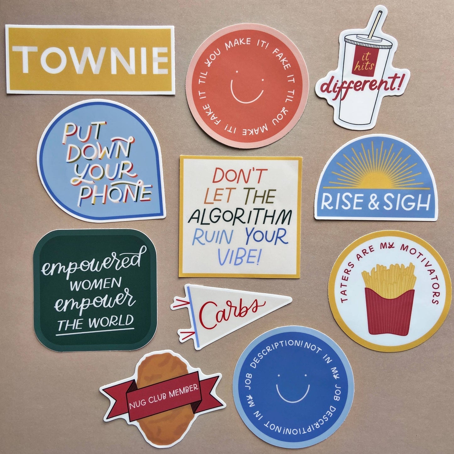 Don't Let The Algorithm Ruin Your Vibe Vinyl Stickers