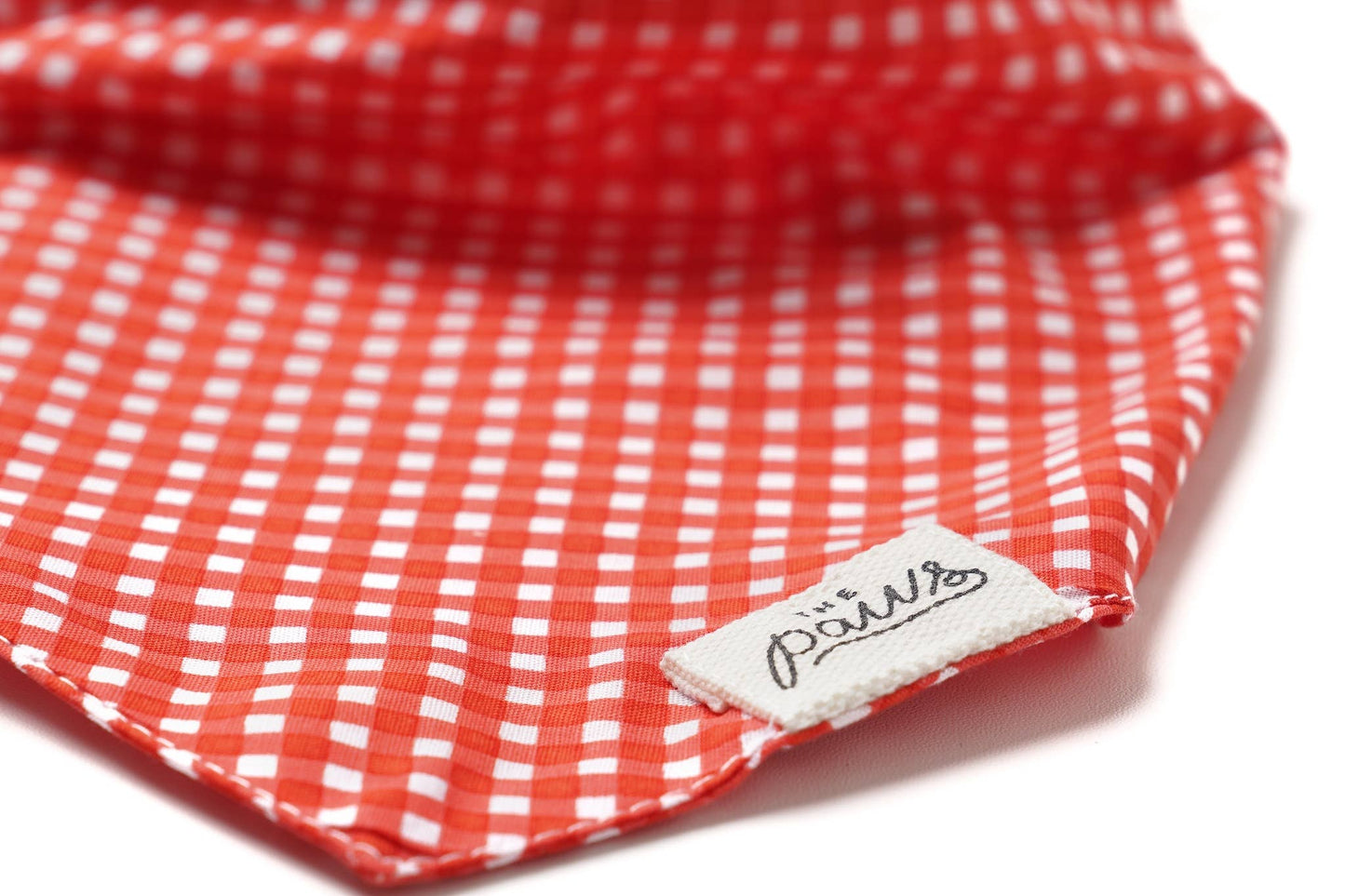 Red Gingham Dog Bandana