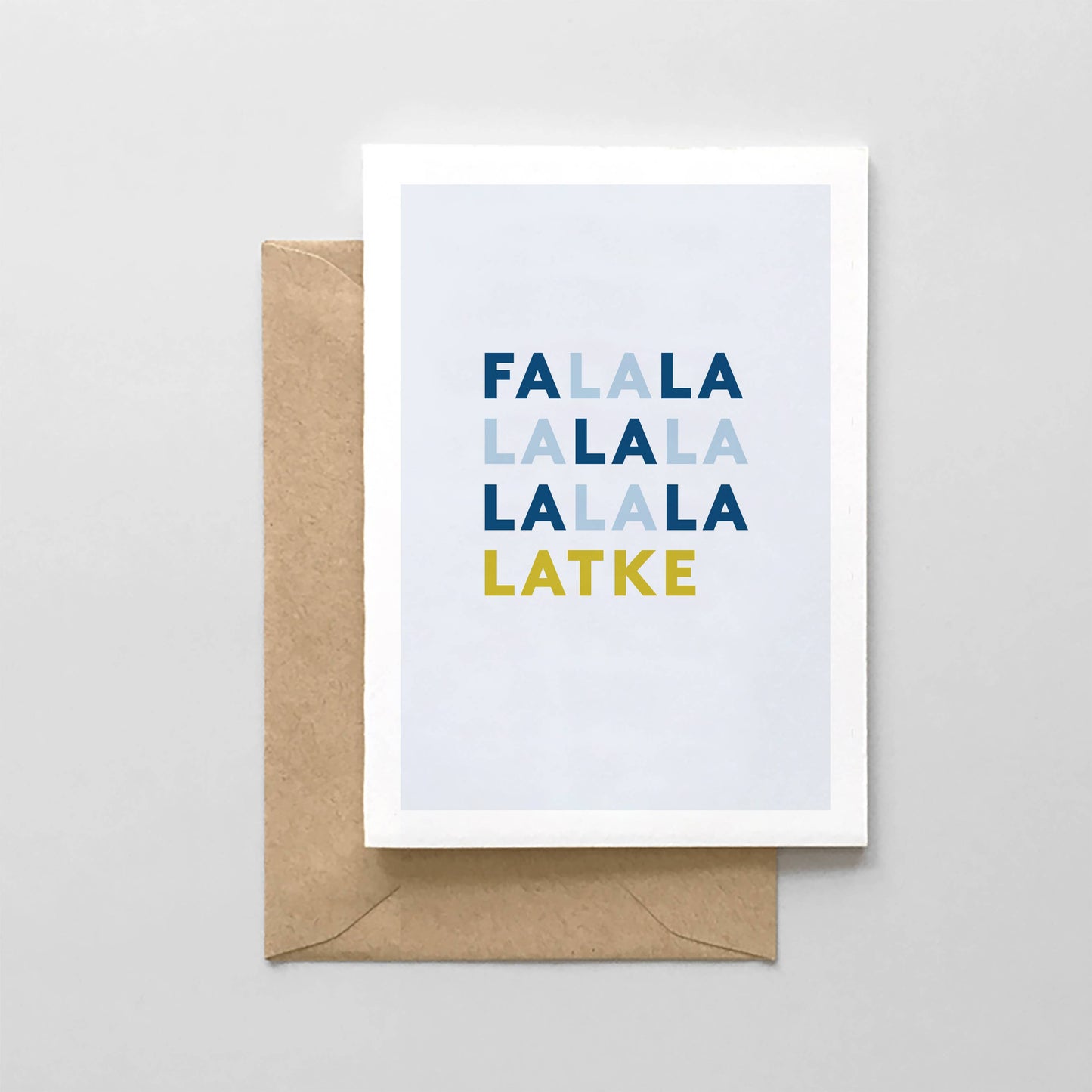 Fa La La Latke - Hanukkah Card