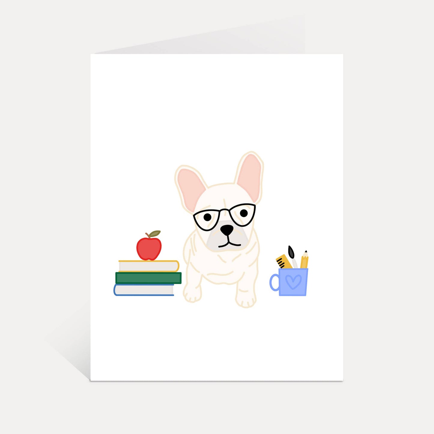 Frenchie Teacher's Pet Card