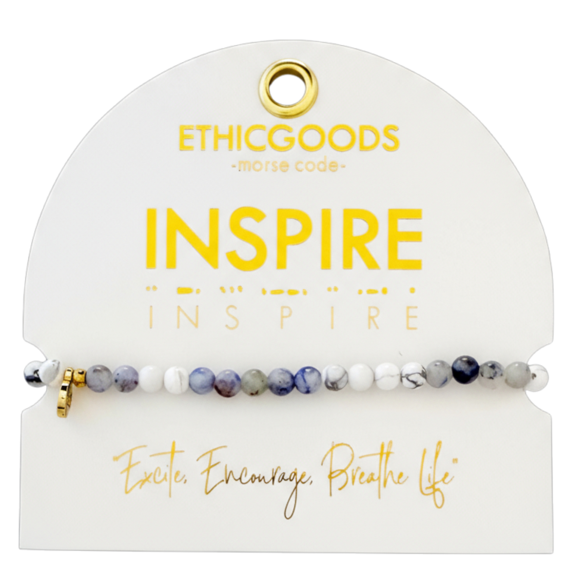 ETHICGOODS | Morse Code Bracelet | INSPIRE
