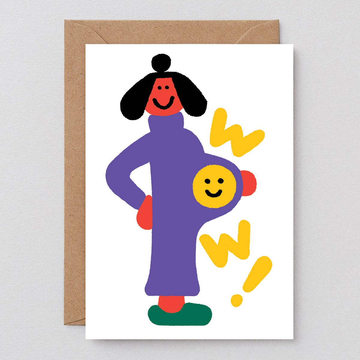 'Wow!' Greetings Card