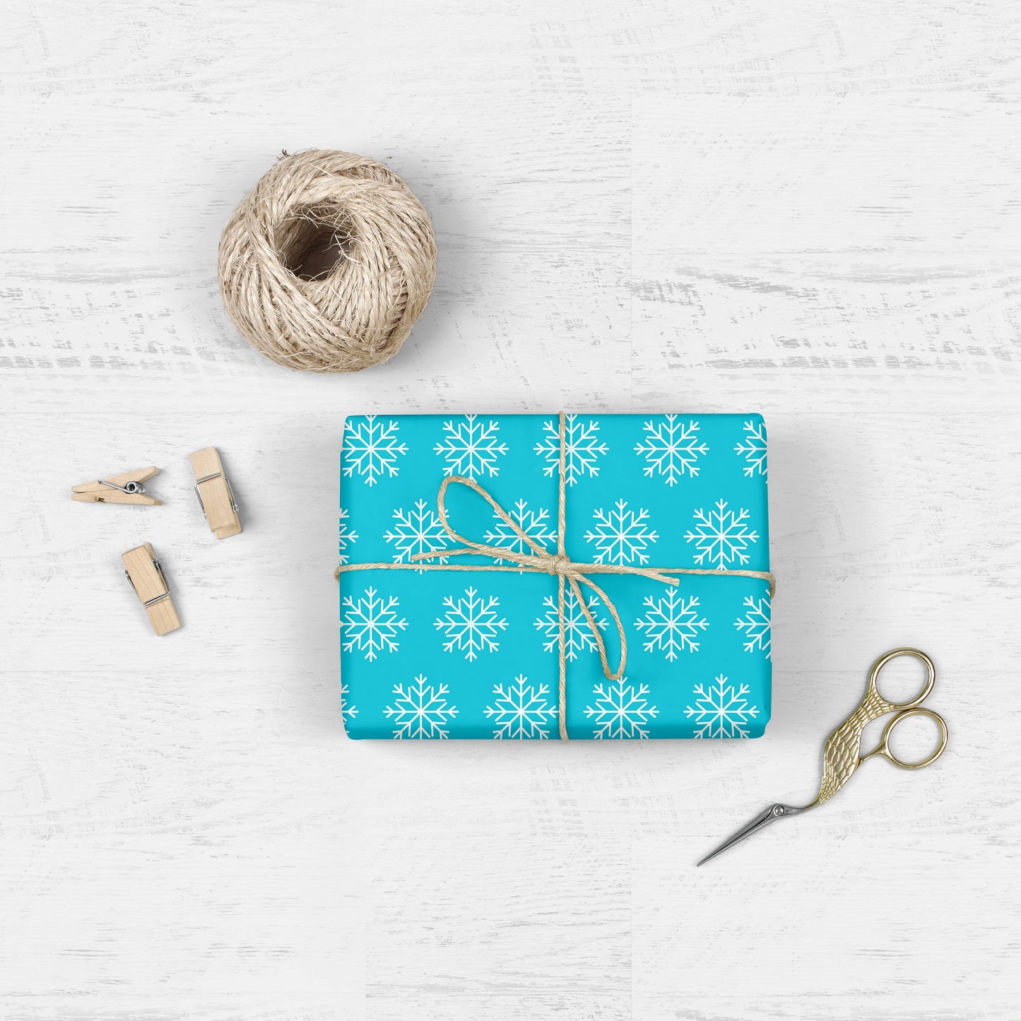 Mellowworks | Snowflakes Wrapping Paper (ROLL)