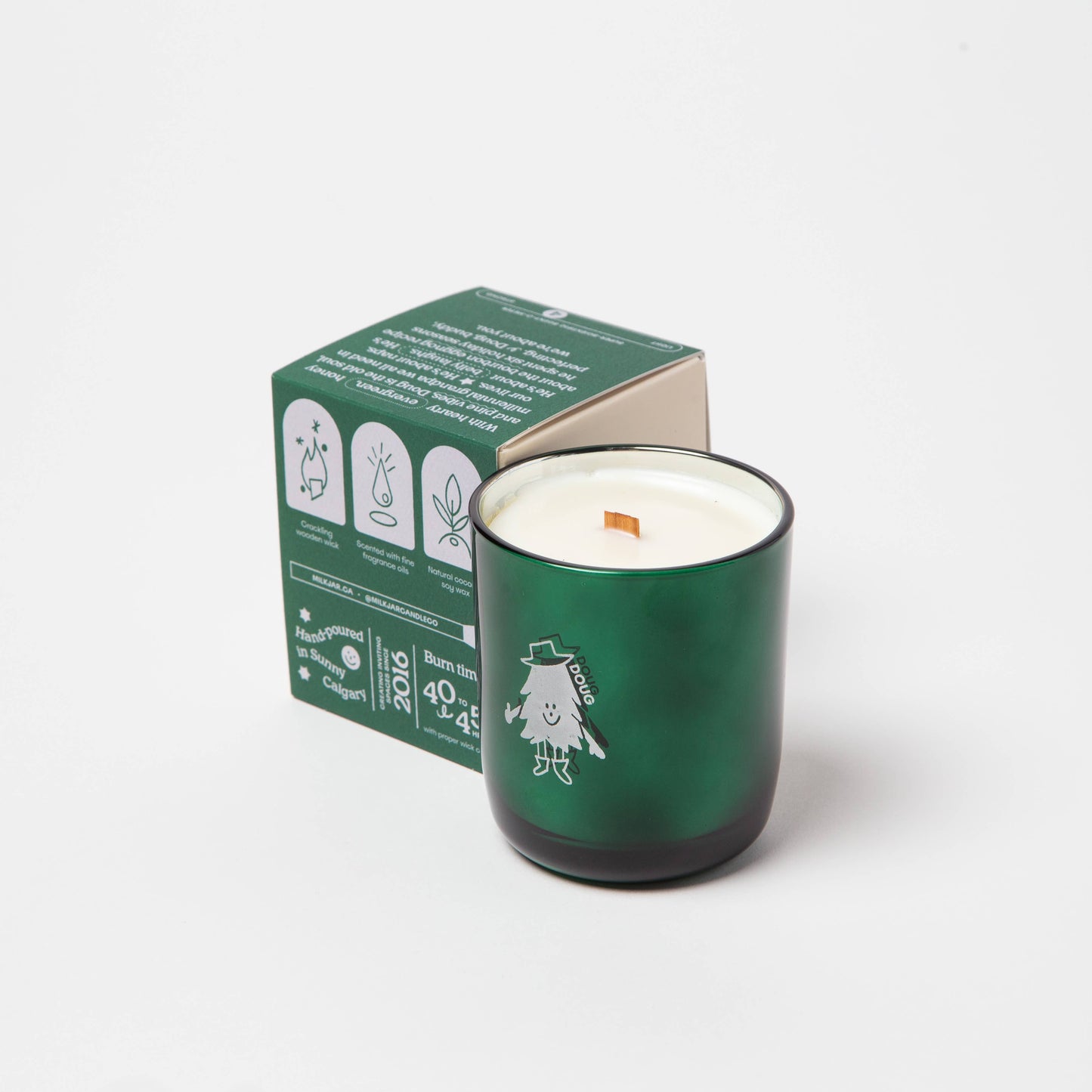 Milkjar Candle Co. | Doug | Evergreen, Bourbon & Musk Coconut Soy
