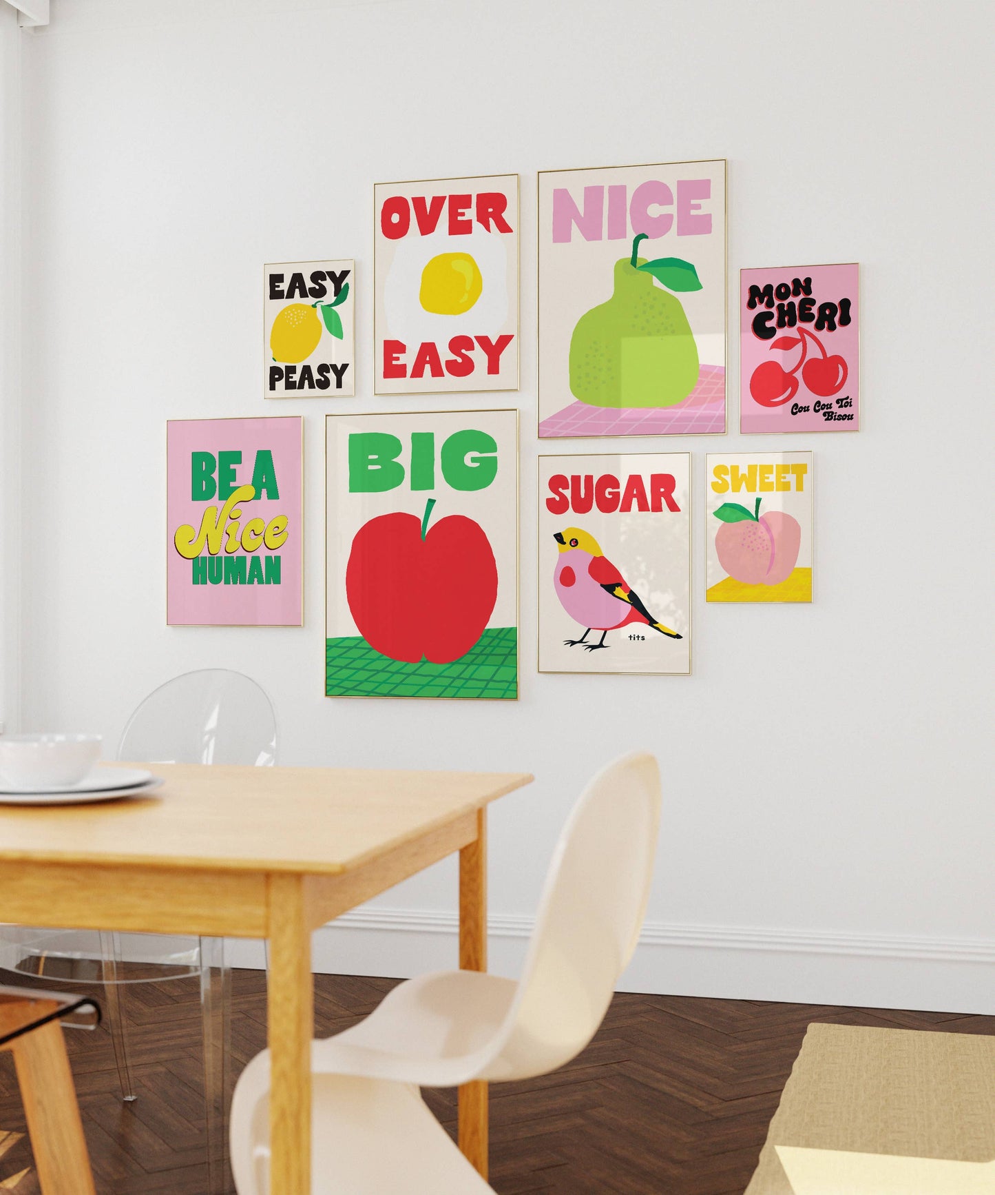 Easy Peasy Lemon Squeezy Print | Kitchen Art Print