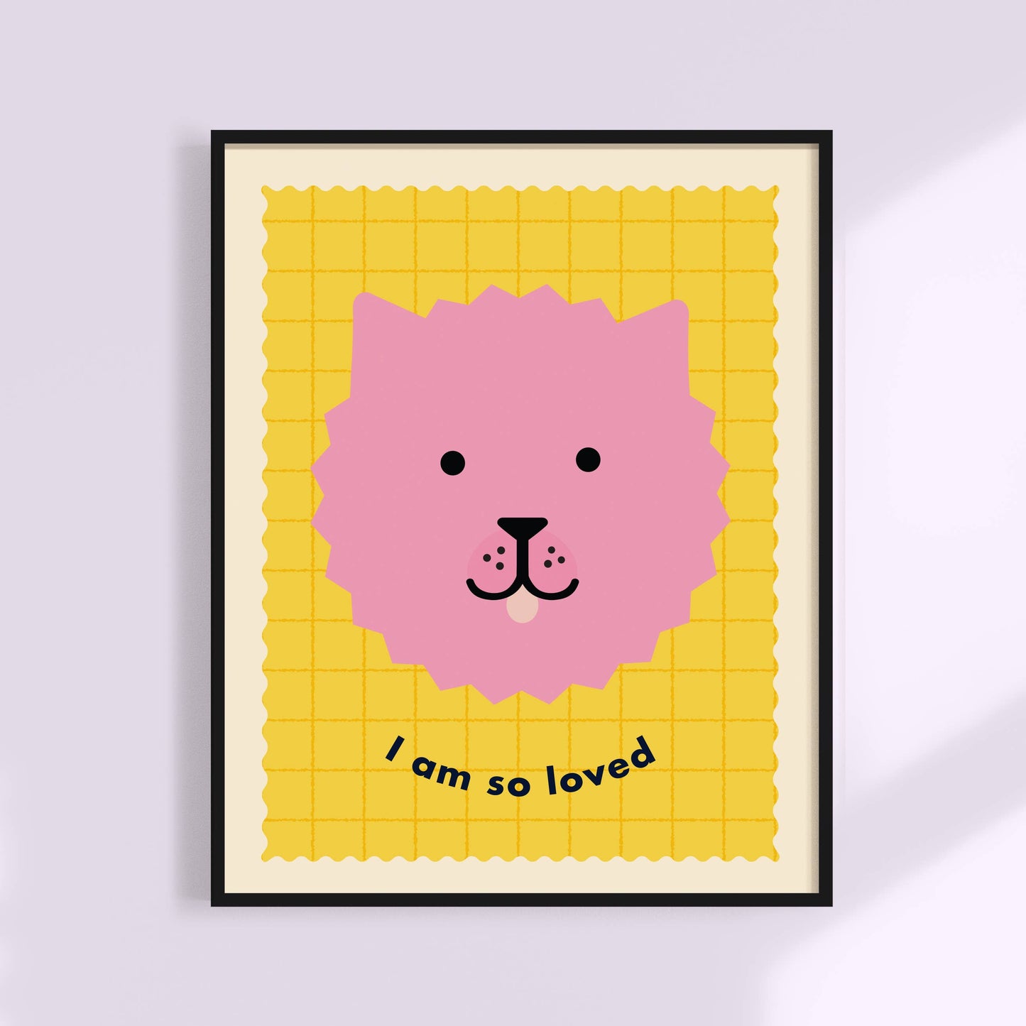 I Am So Loved Cute Dog Affirmation Kids (Print Only)
