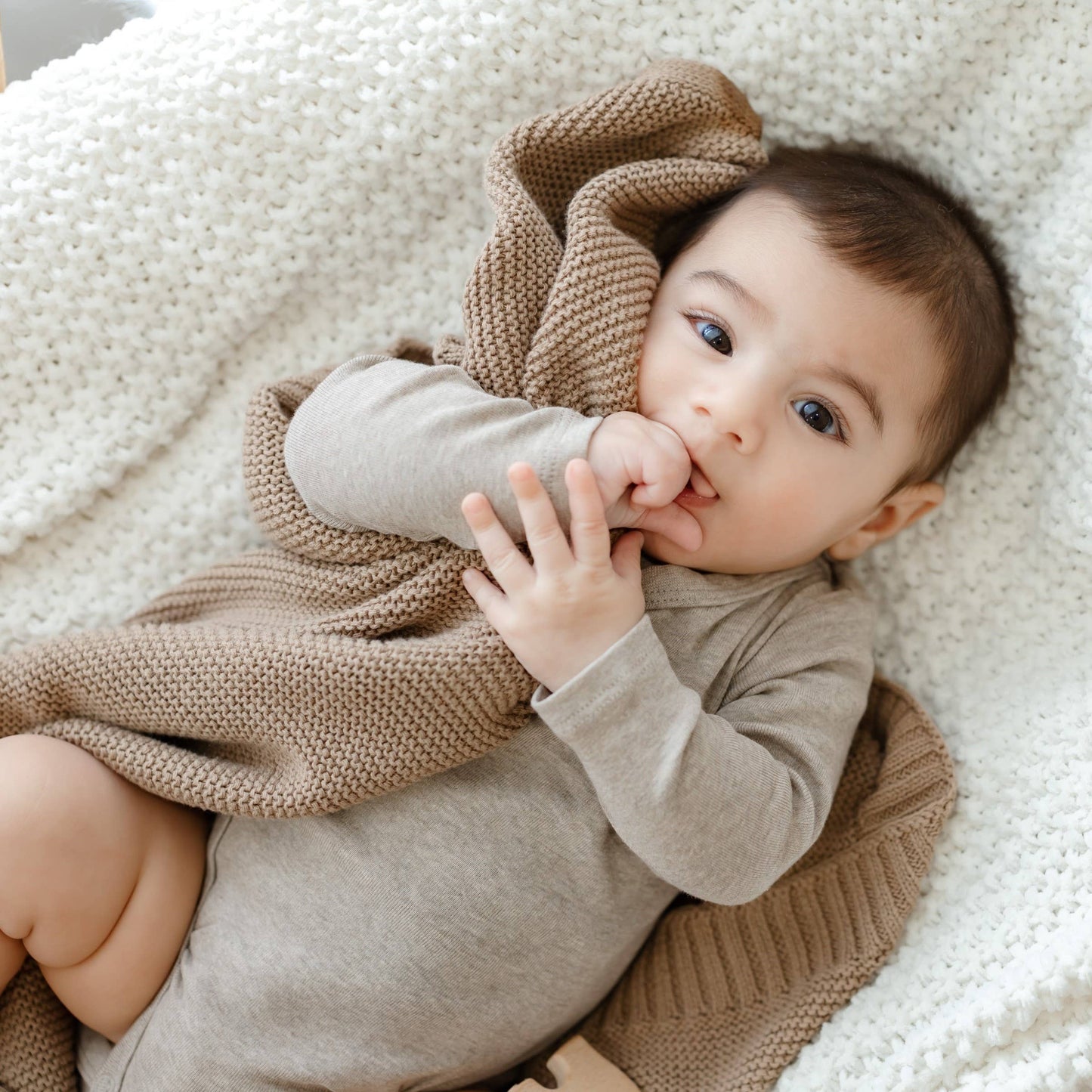 100% Organic Luxury Cotton Swaddle Receiving Baby Blanket