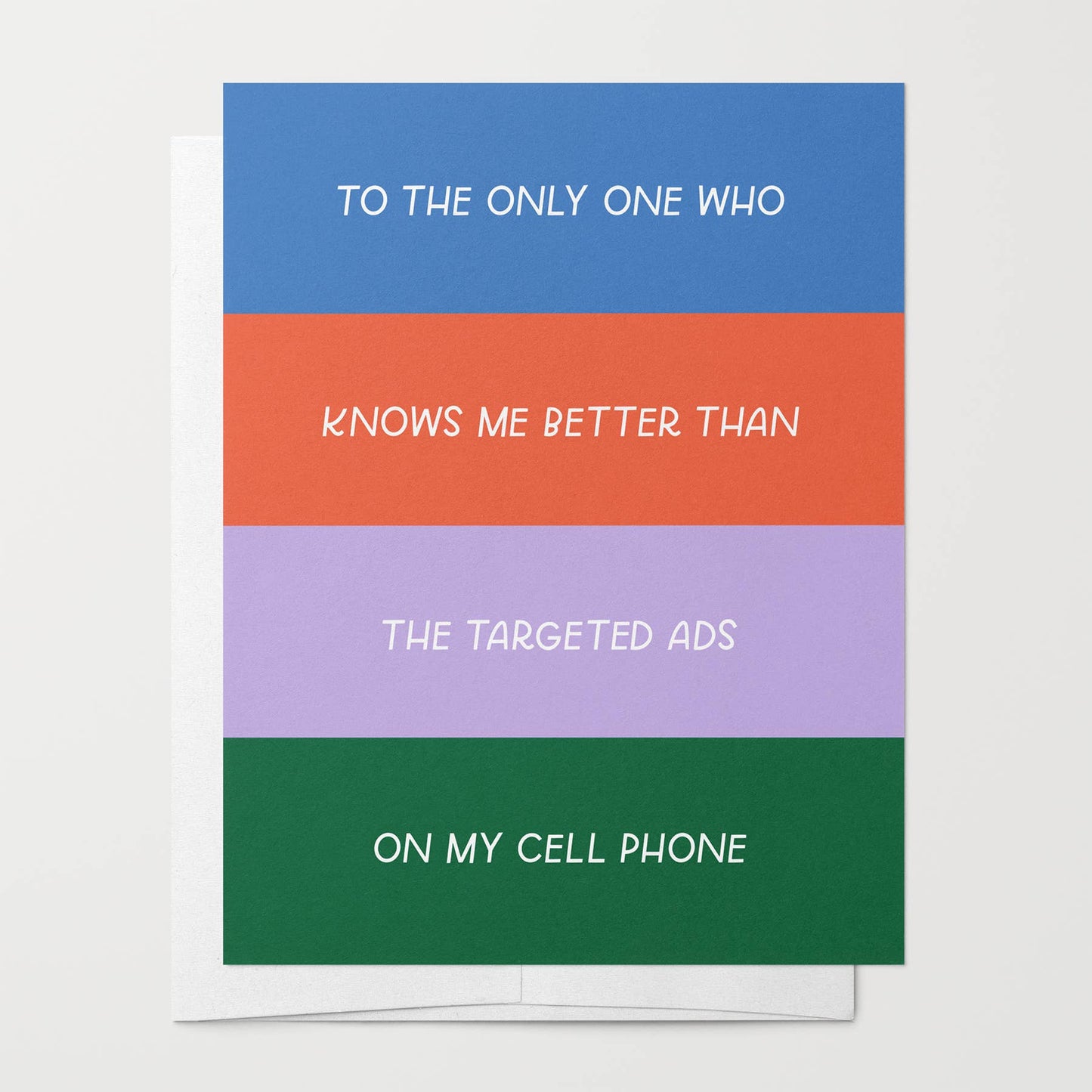 Targeted Ads Greeting Card