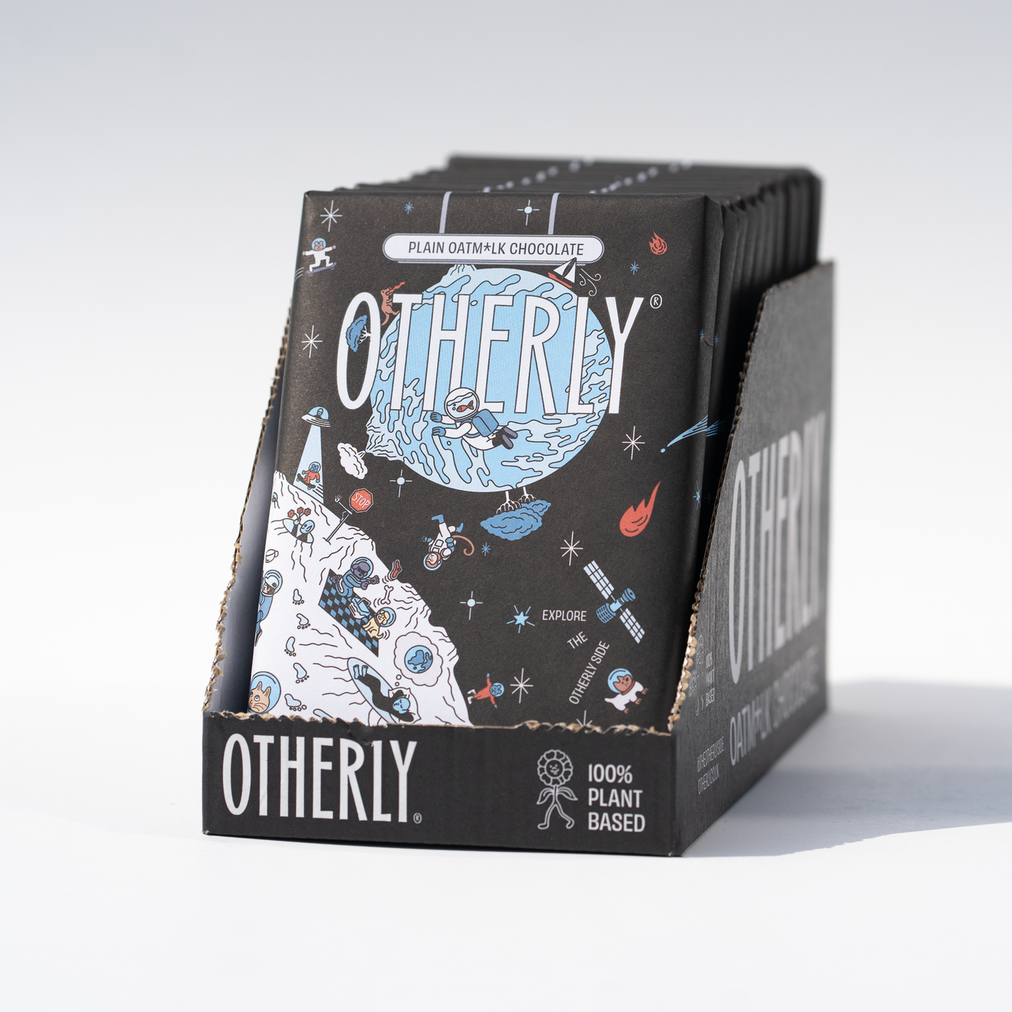 Plain Oatm*lk Chocolate Bar 120g | Vegan | Creamy