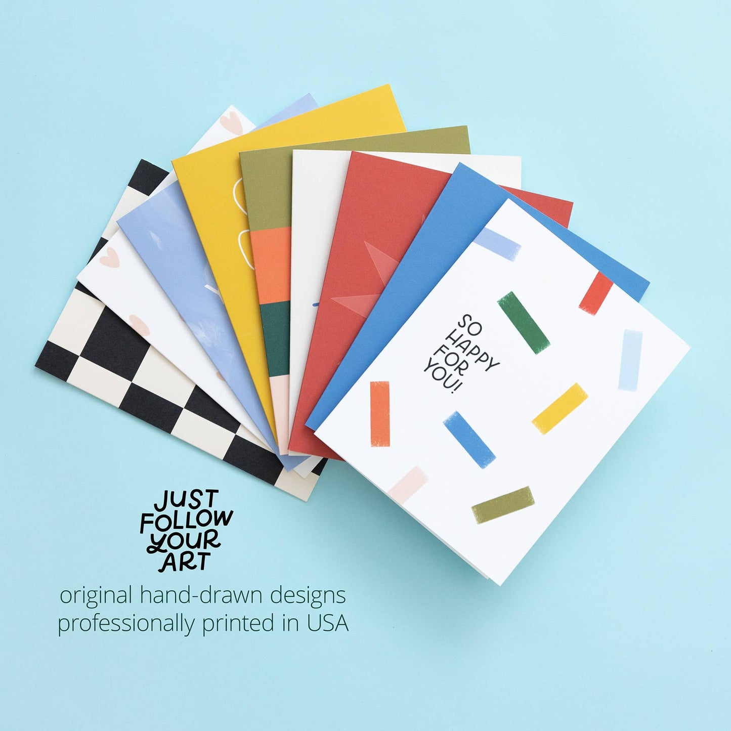 Just Follow Your Art | Wake + Cake Greeting Card | Funny Birthday Cards