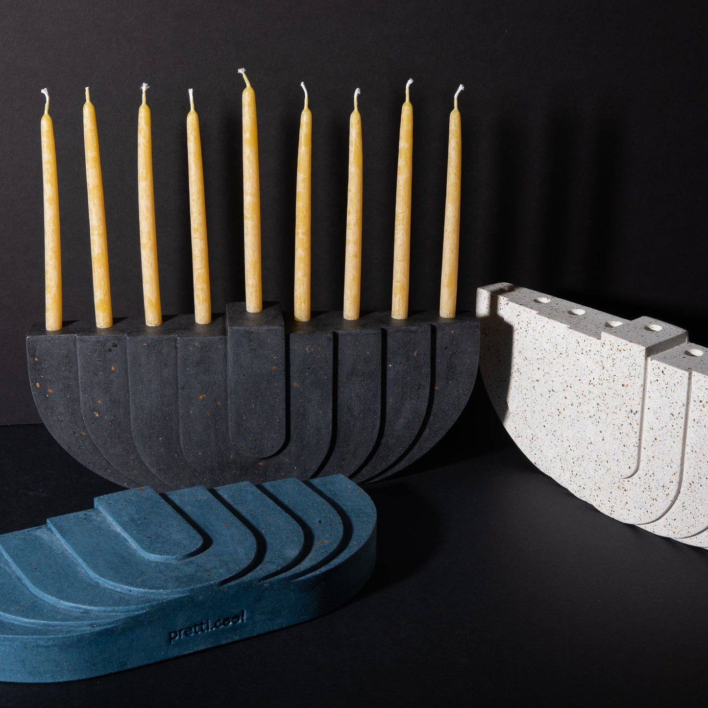 Menorah | Cobalt Terrazzo