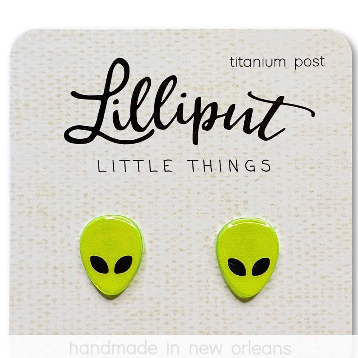 alien earrings