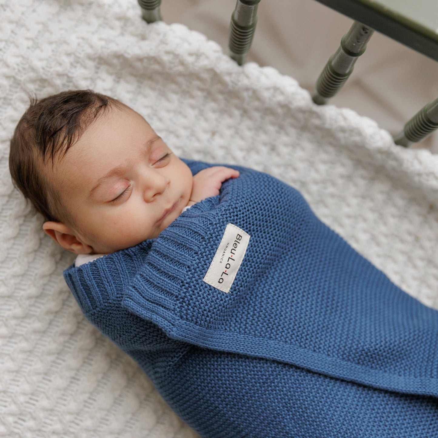 100% Organic Luxury Cotton Swaddle Receiving Baby Blanket