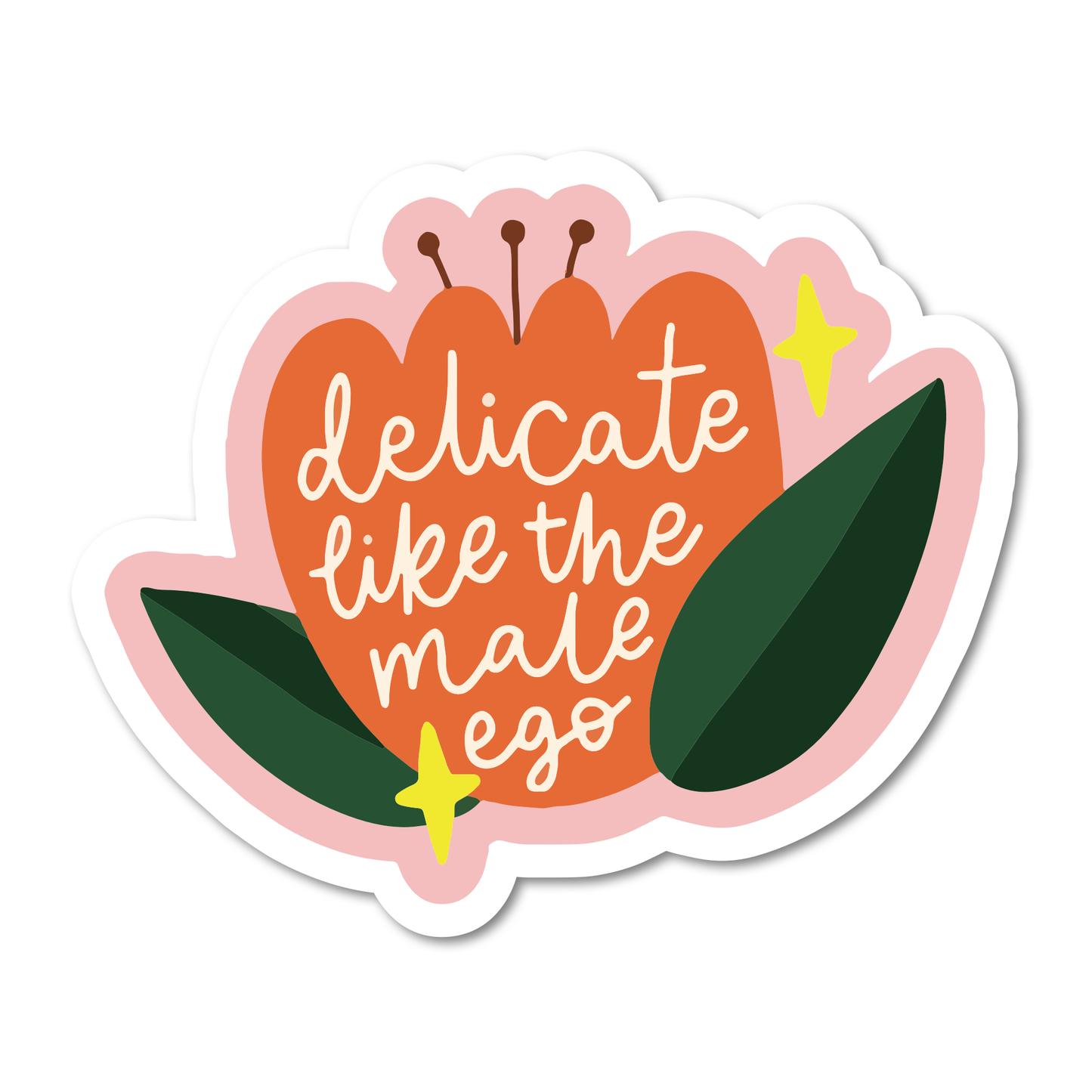 Mouthy Broad | Delicate Male Ego Vinyl Sticker