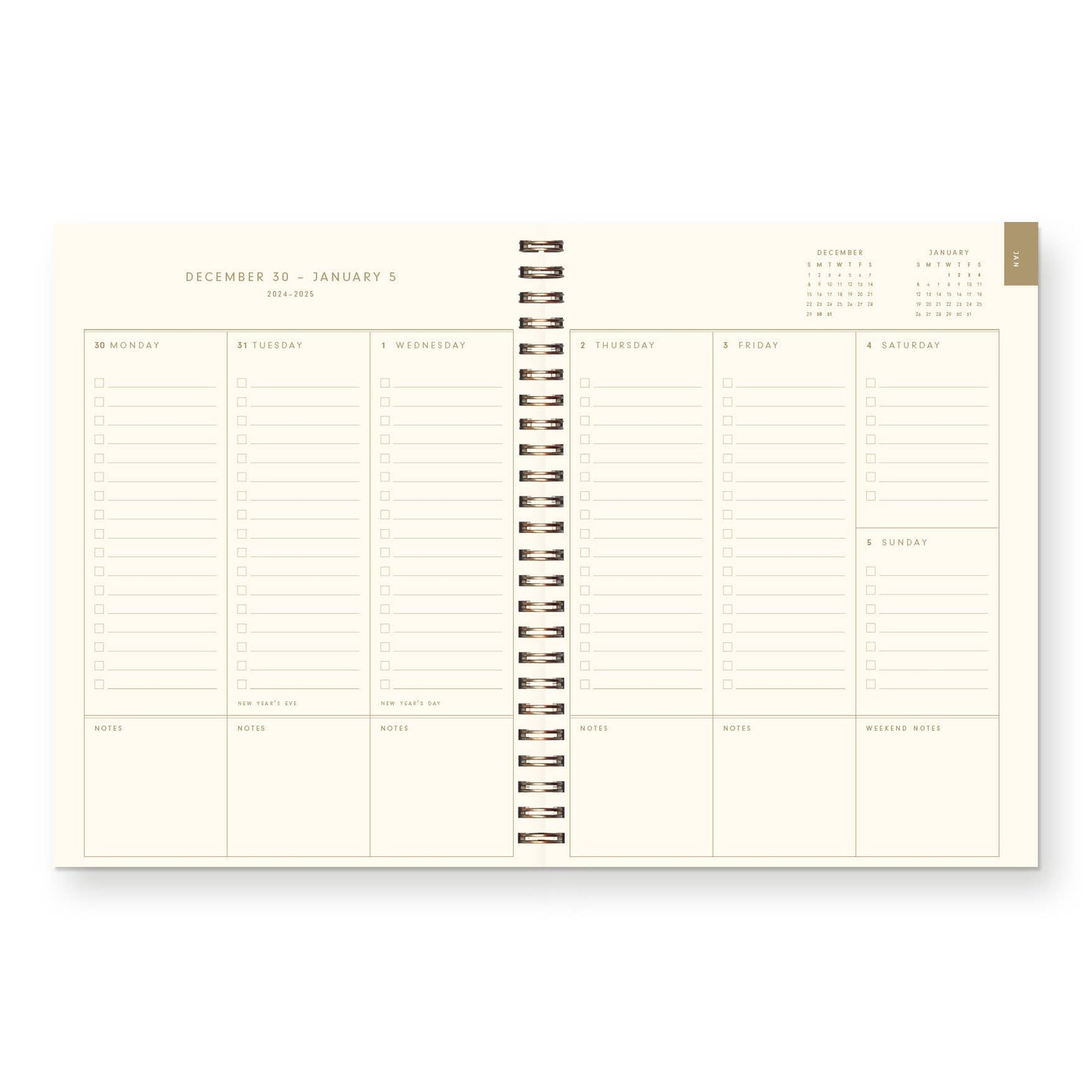 Ruff House | 2026 Striped Dated Planner : Calendar Year