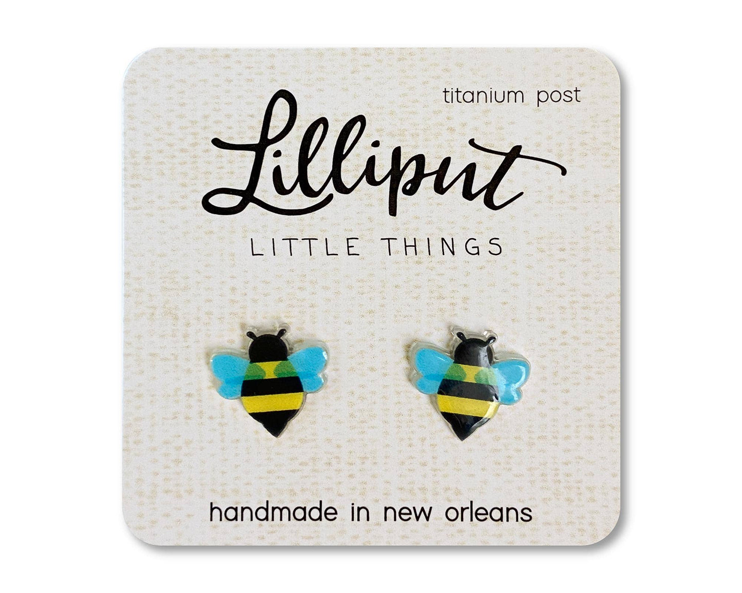 Lilliput Little Things | Honey Bee Earrings