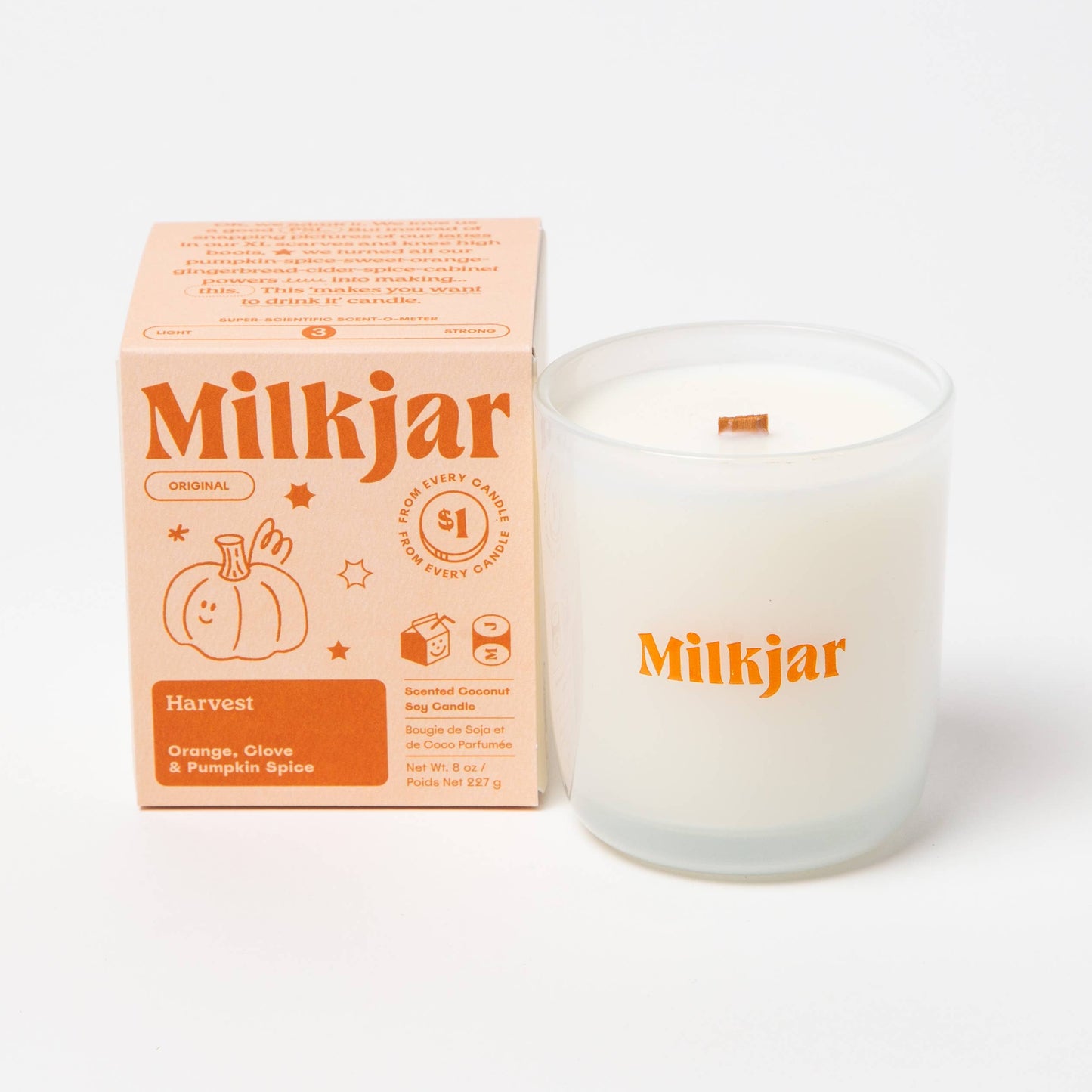 Harvest - Orange, Clove & Pumpkin Spice Soy 8oz Candle