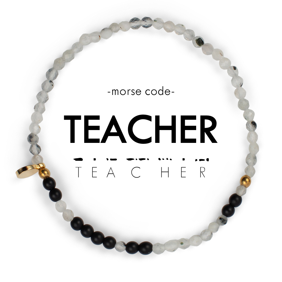 Ethic Goods | Morse Code Bracelet | Teacher